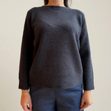 Naïf - Samara Sweater - Melange Navy
