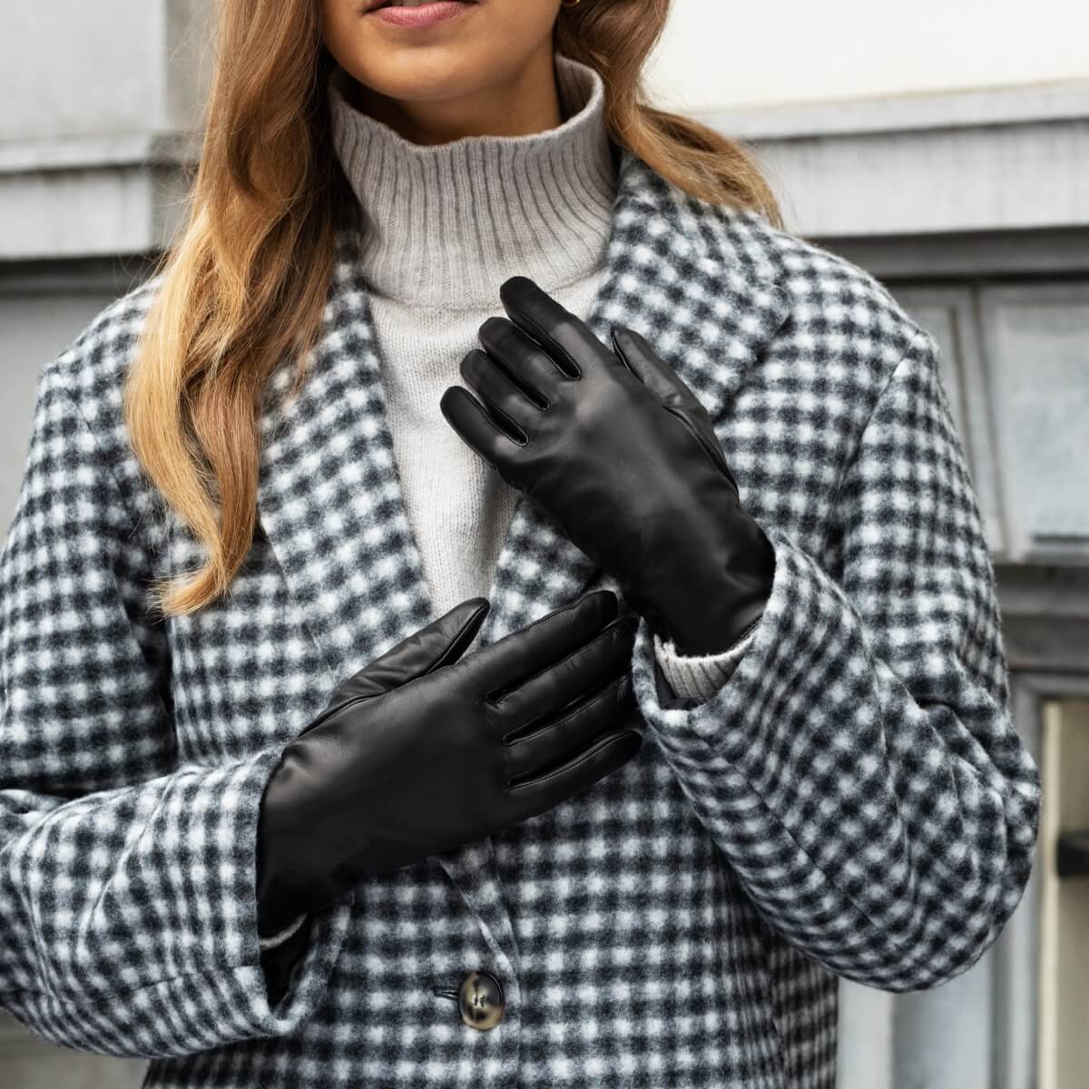 Albee - Leather Gloves – Cashmere Lined -