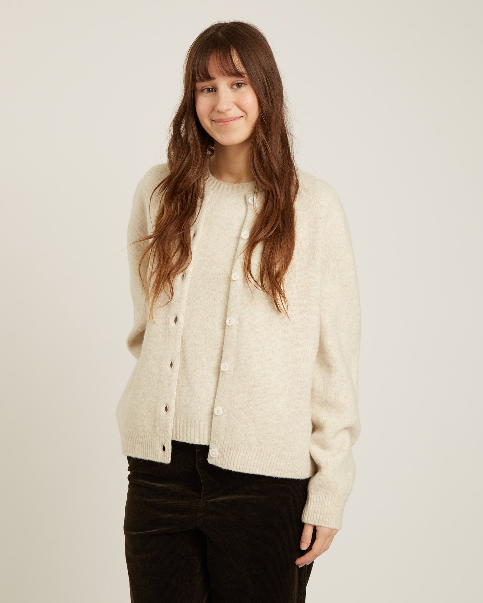 Naïf - Malo Cardigan - Melange Beige