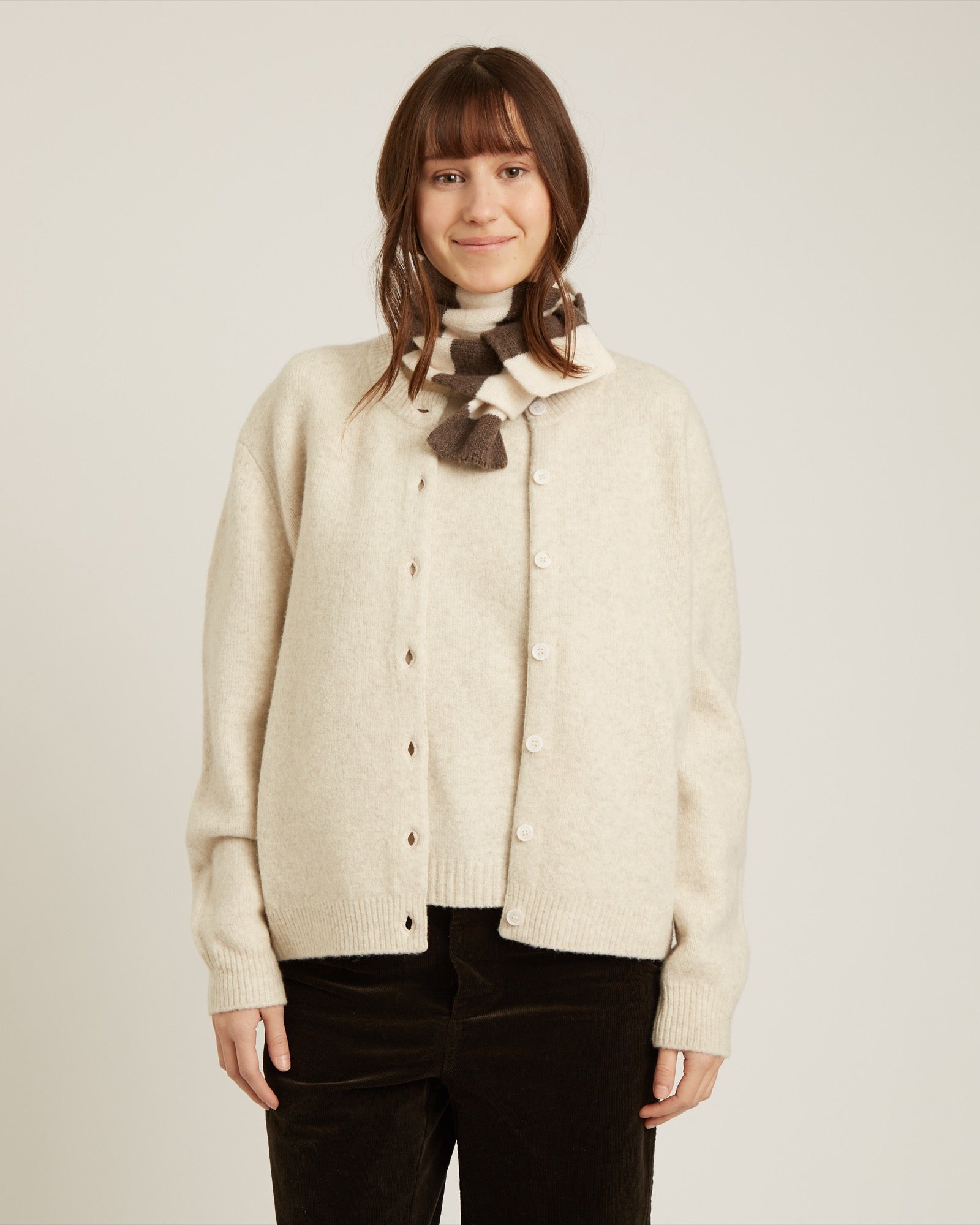 Naïf - Malo Cardigan - Melange Beige