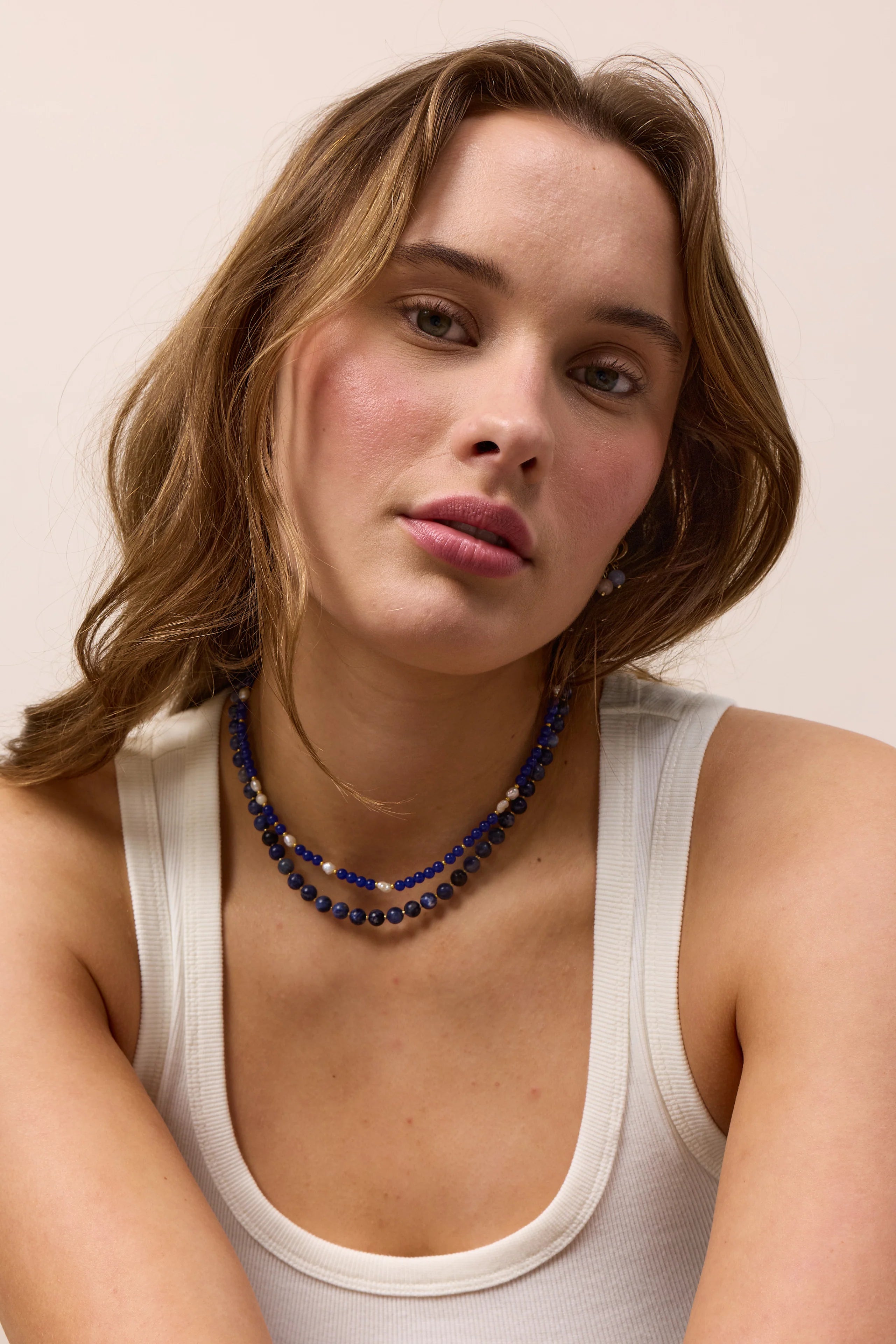 Soi - Hailey Blue Jade Necklace -
