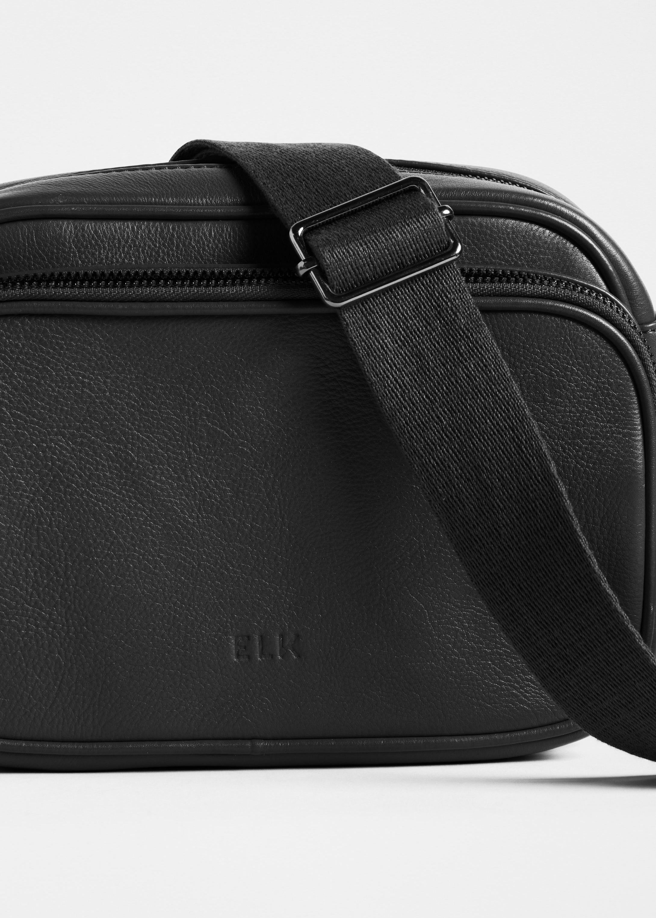 ELK Leather - Kassel Leather Crossbody – Bag Black -