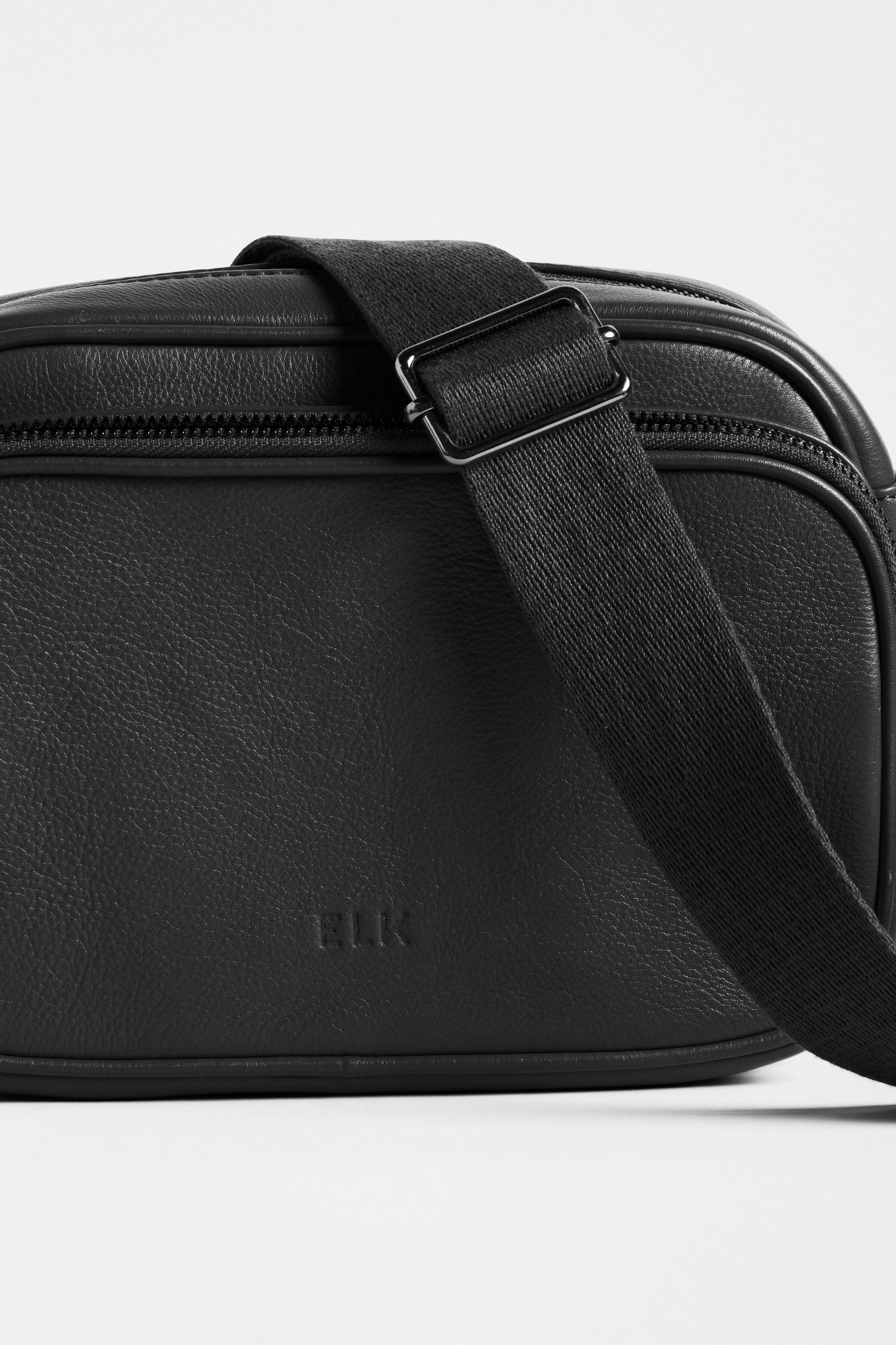 ELK Leather - Kassel Leather Crossbody – Bag Black -