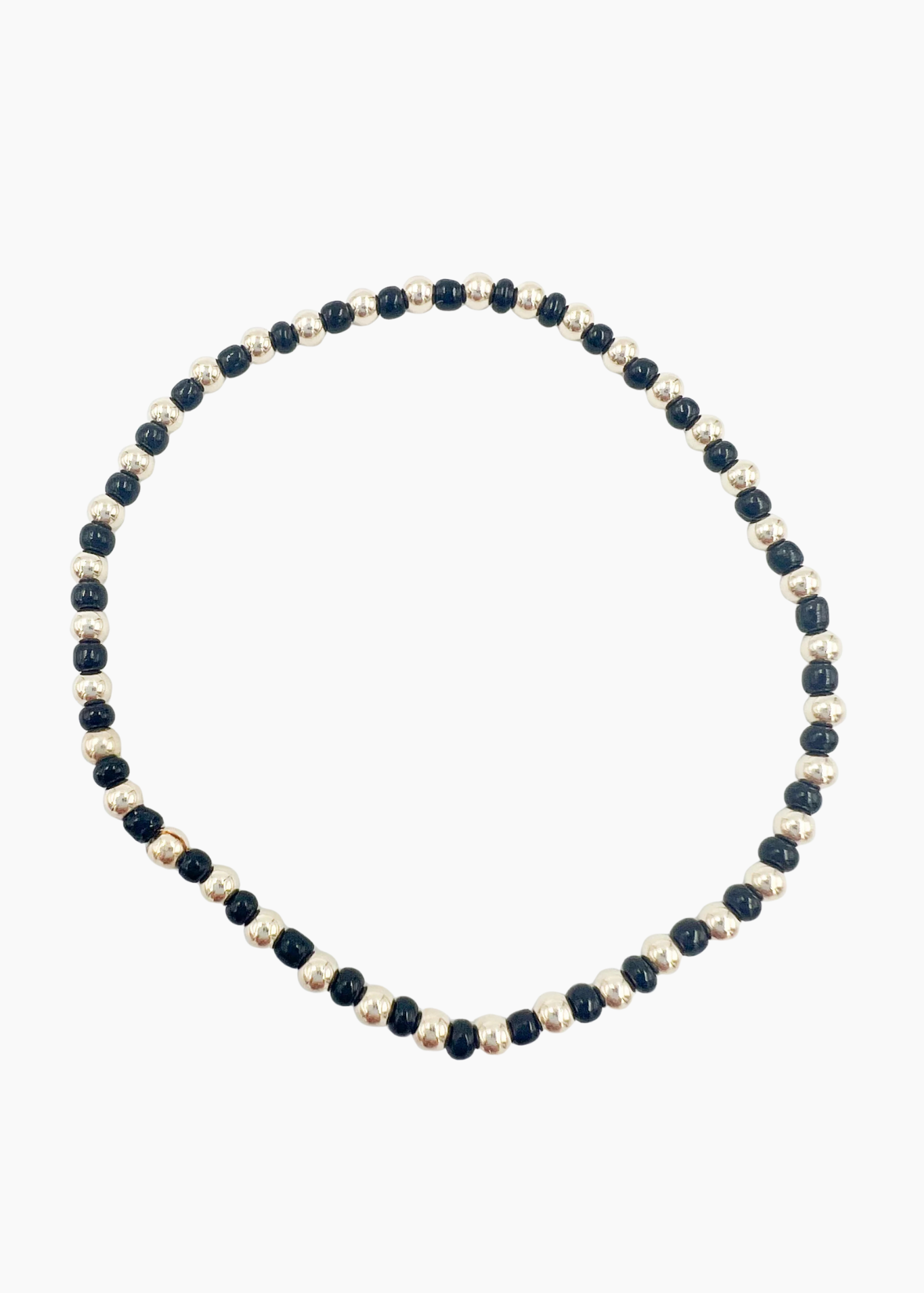 Saskia de Vries - Fall Repeater Bracelet – Gold/Black 6.5” -