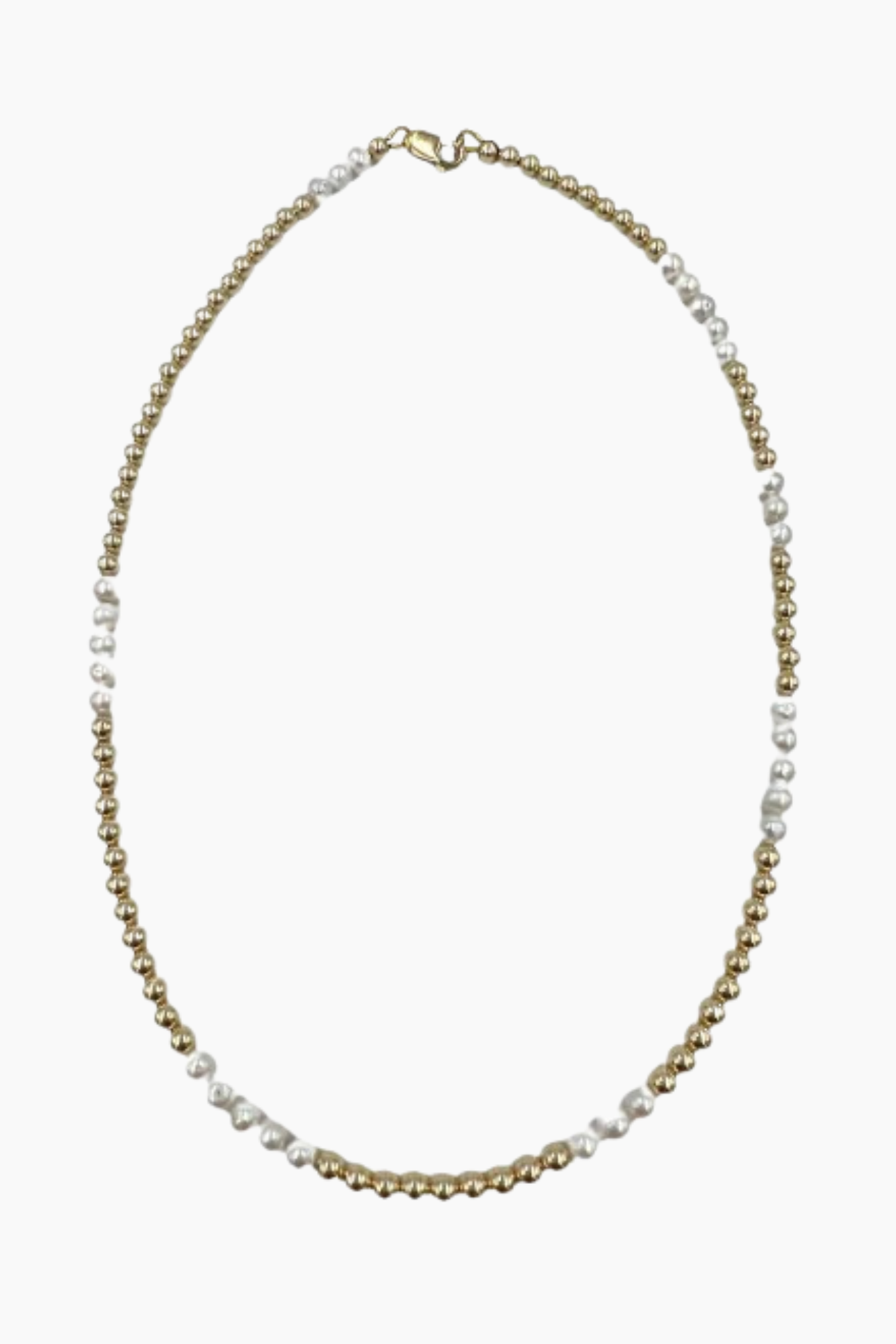 Saskia de Vries - 14k Gold Filled and Freshwater Pearl Necklace - 16"