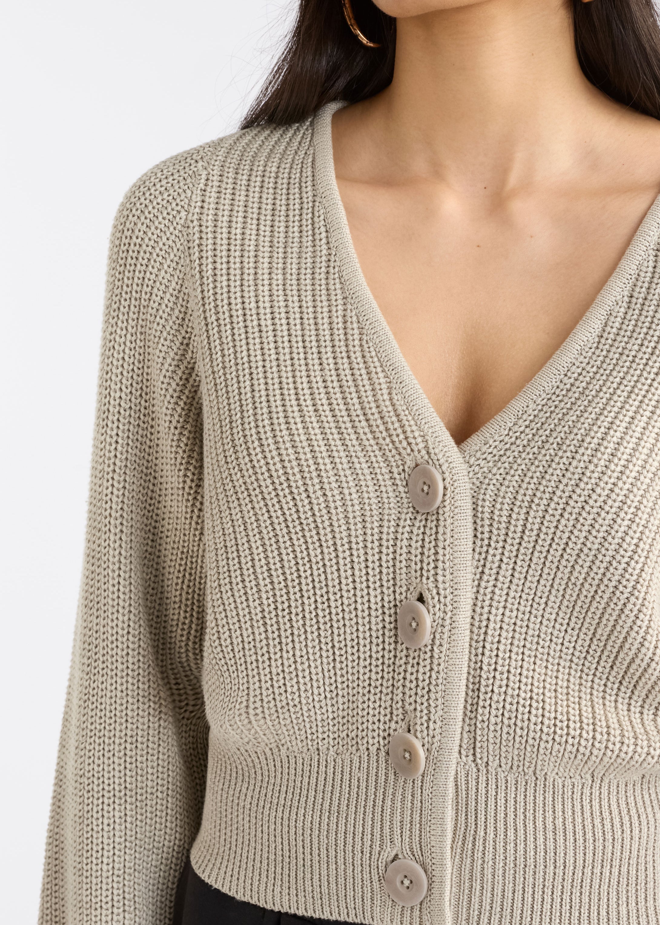 ELK - Saari Organic Cotton Cardigan -