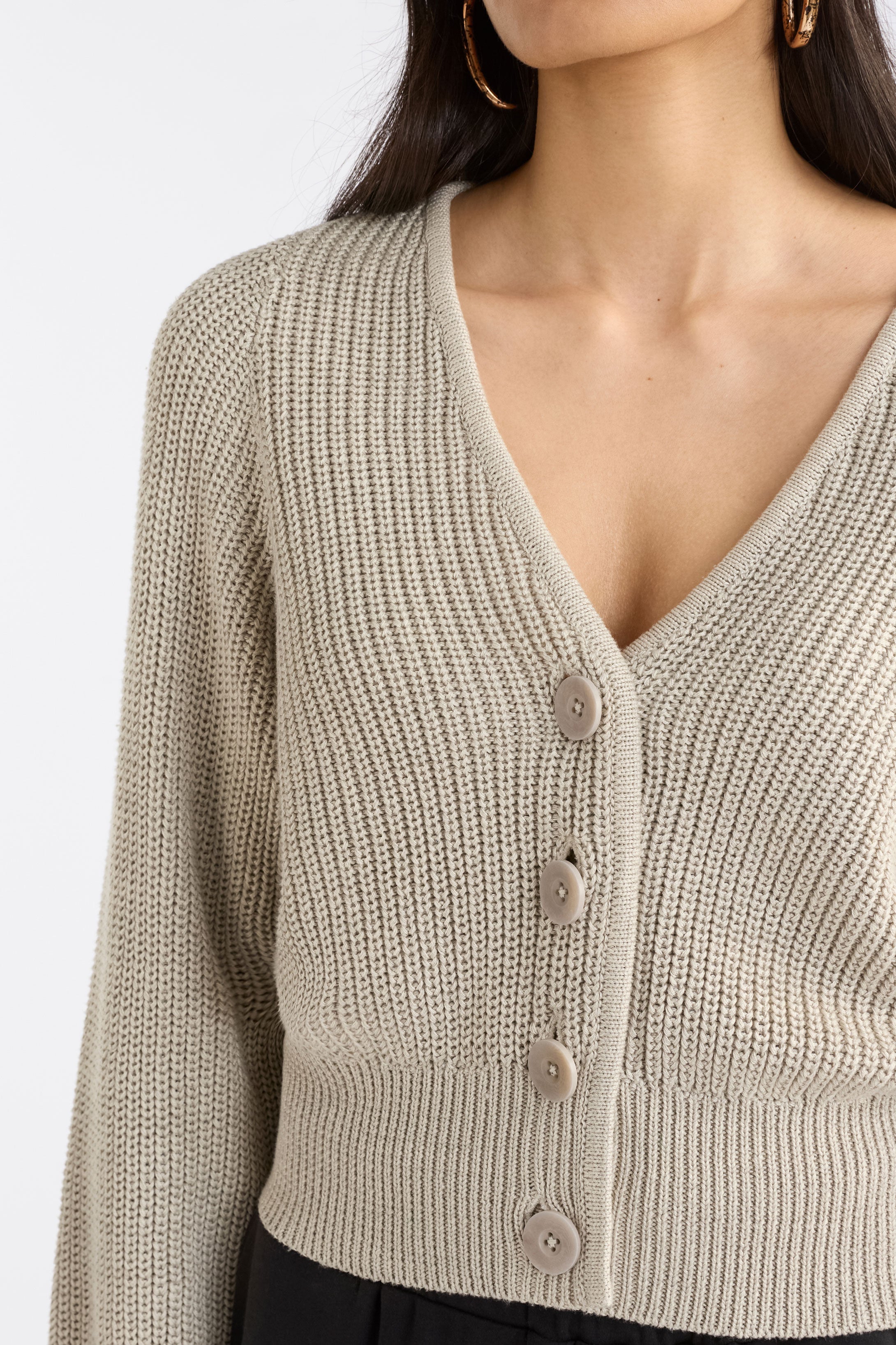 ELK - Saari Organic Cotton Cardigan -