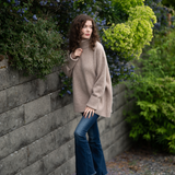 Echo Verde - Chunky Cowl Neck Sweater -
