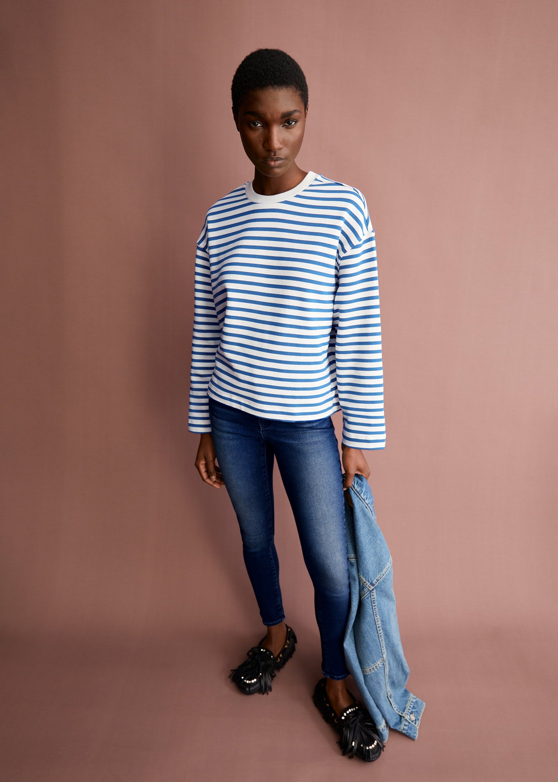 Armedangels - Frankaa Maarlen Stripe Sweatshirt -