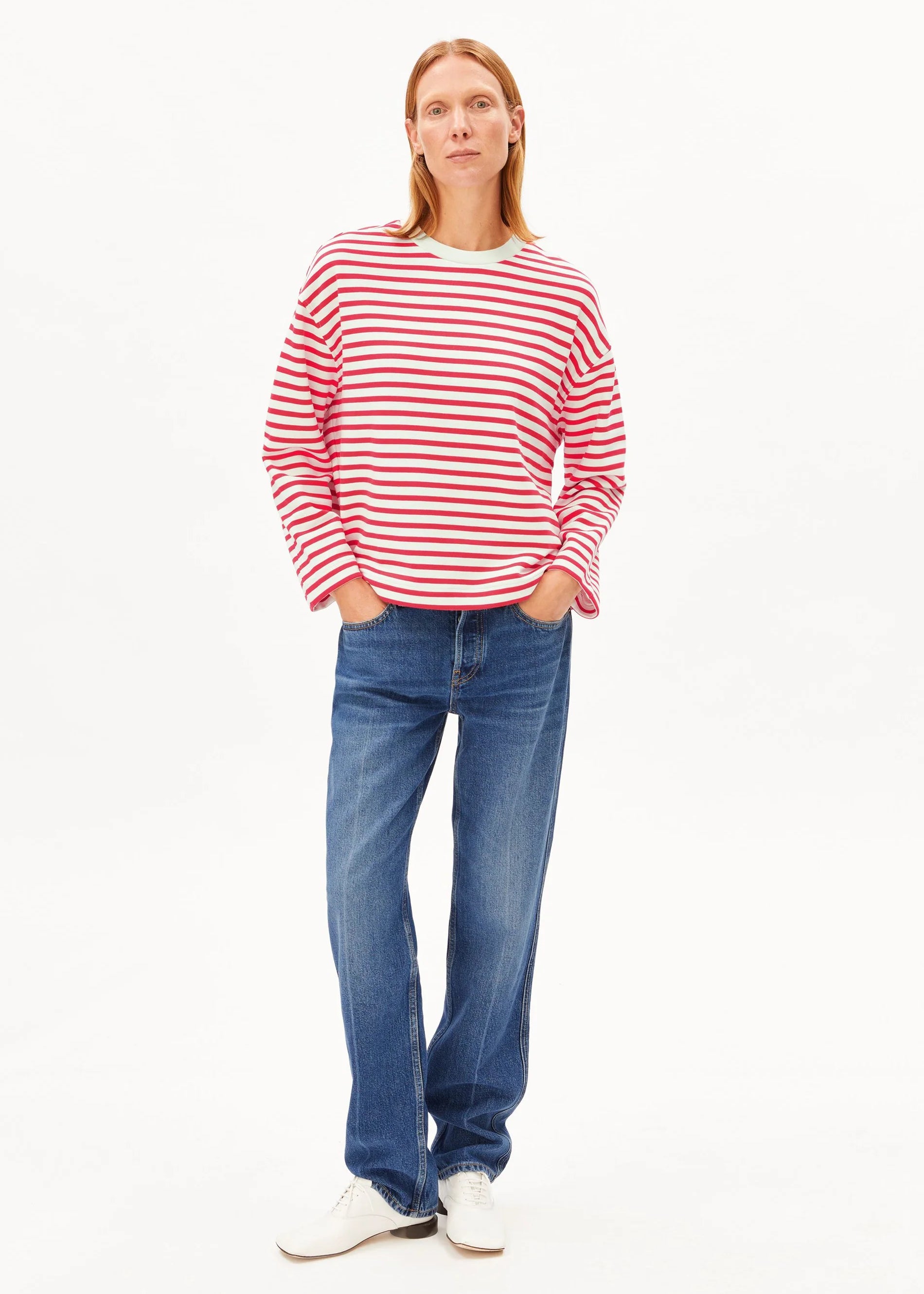Armedangels - Frankaa Maarlen Stripe Sweatshirt -