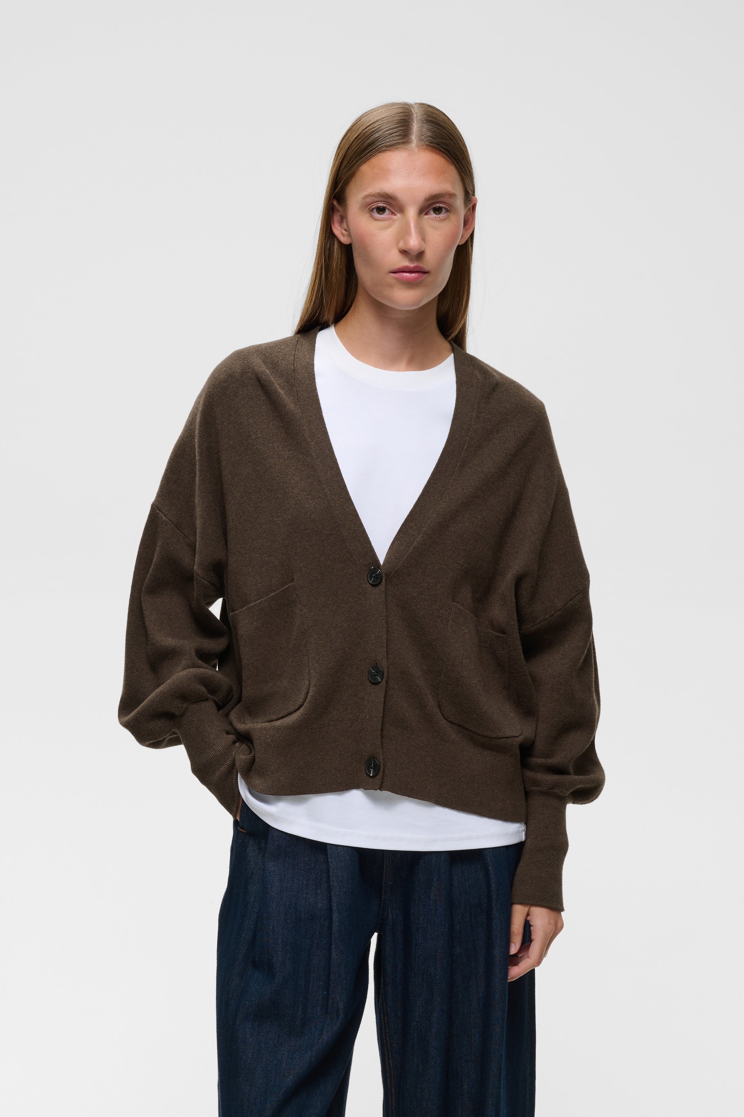 InWear - Tenley Ino-Shape Cardigan - Chocolate