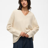 InWear - Tilda V-Neck Shirt - Pearl Ivory