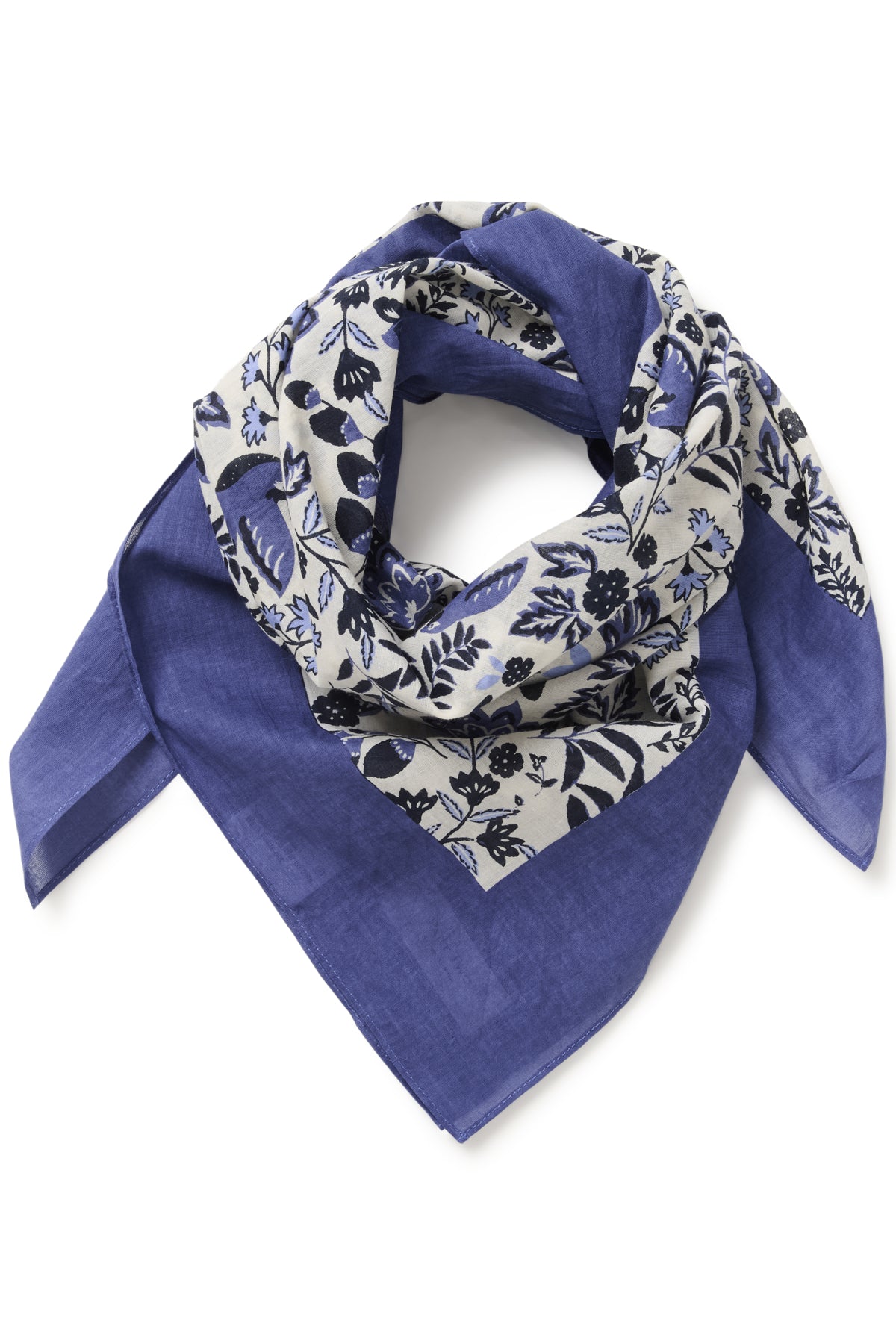 Part Two - Phi Scarf – Blue Bird Print -
