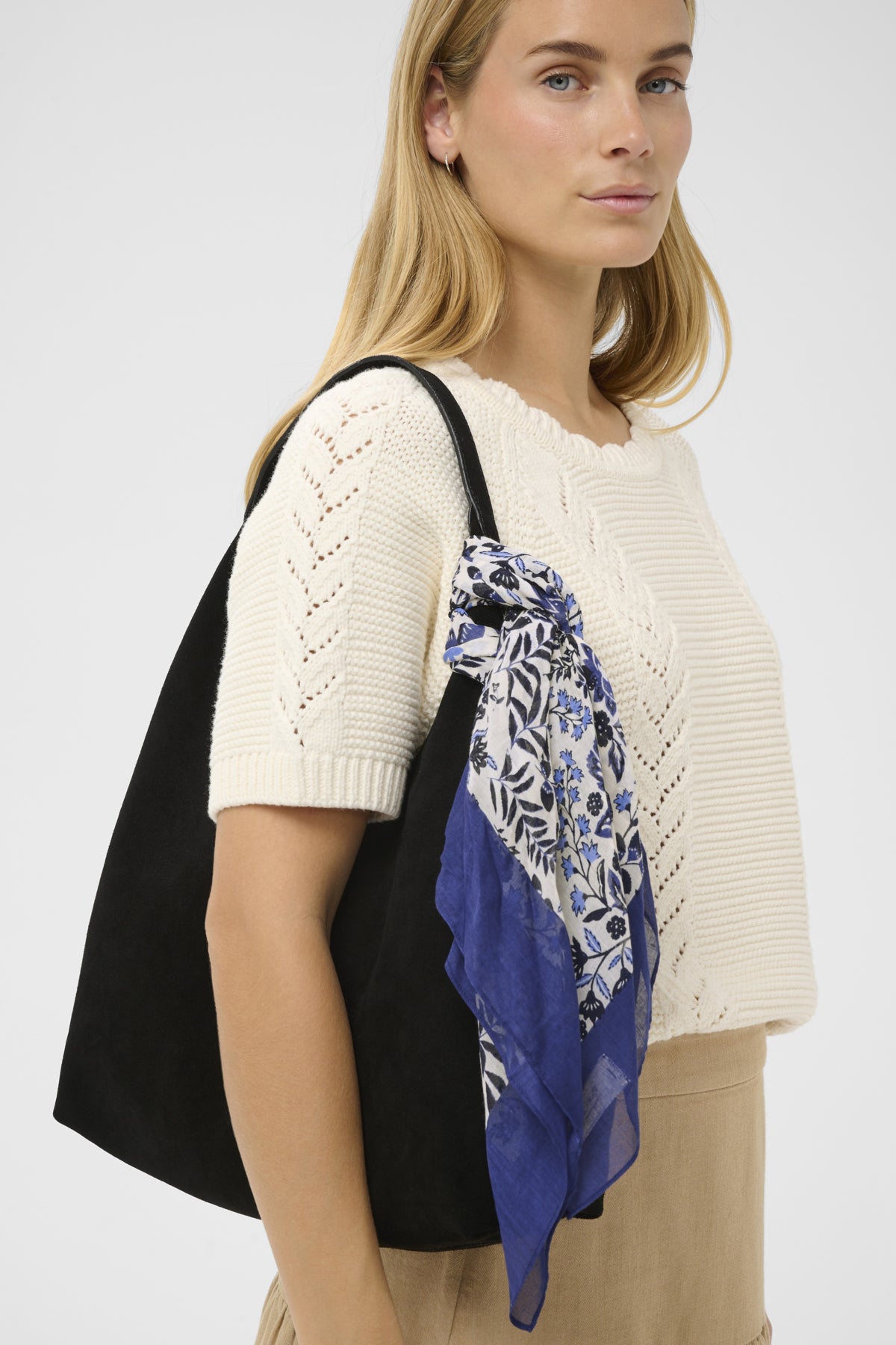 Part Two - Phi Scarf – Blue Bird Print -