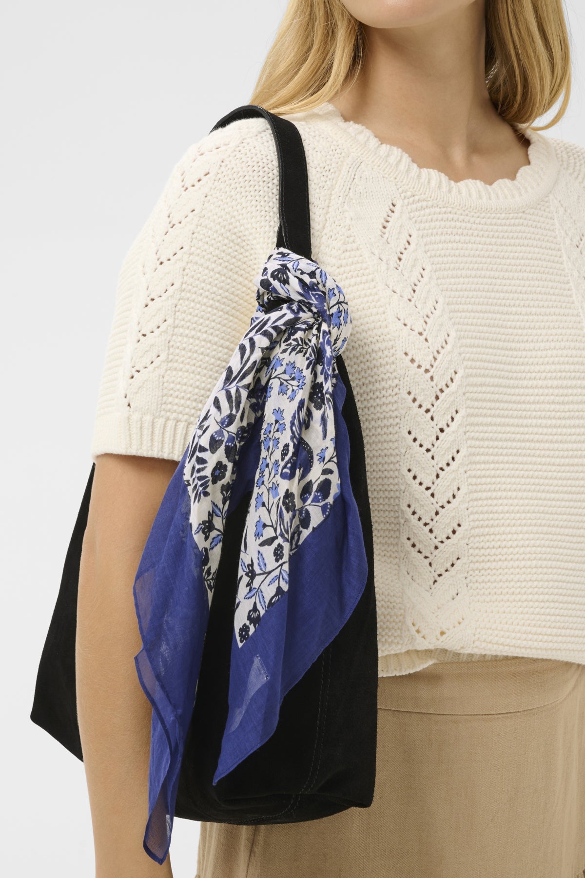 Part Two - Phi Scarf – Blue Bird Print -