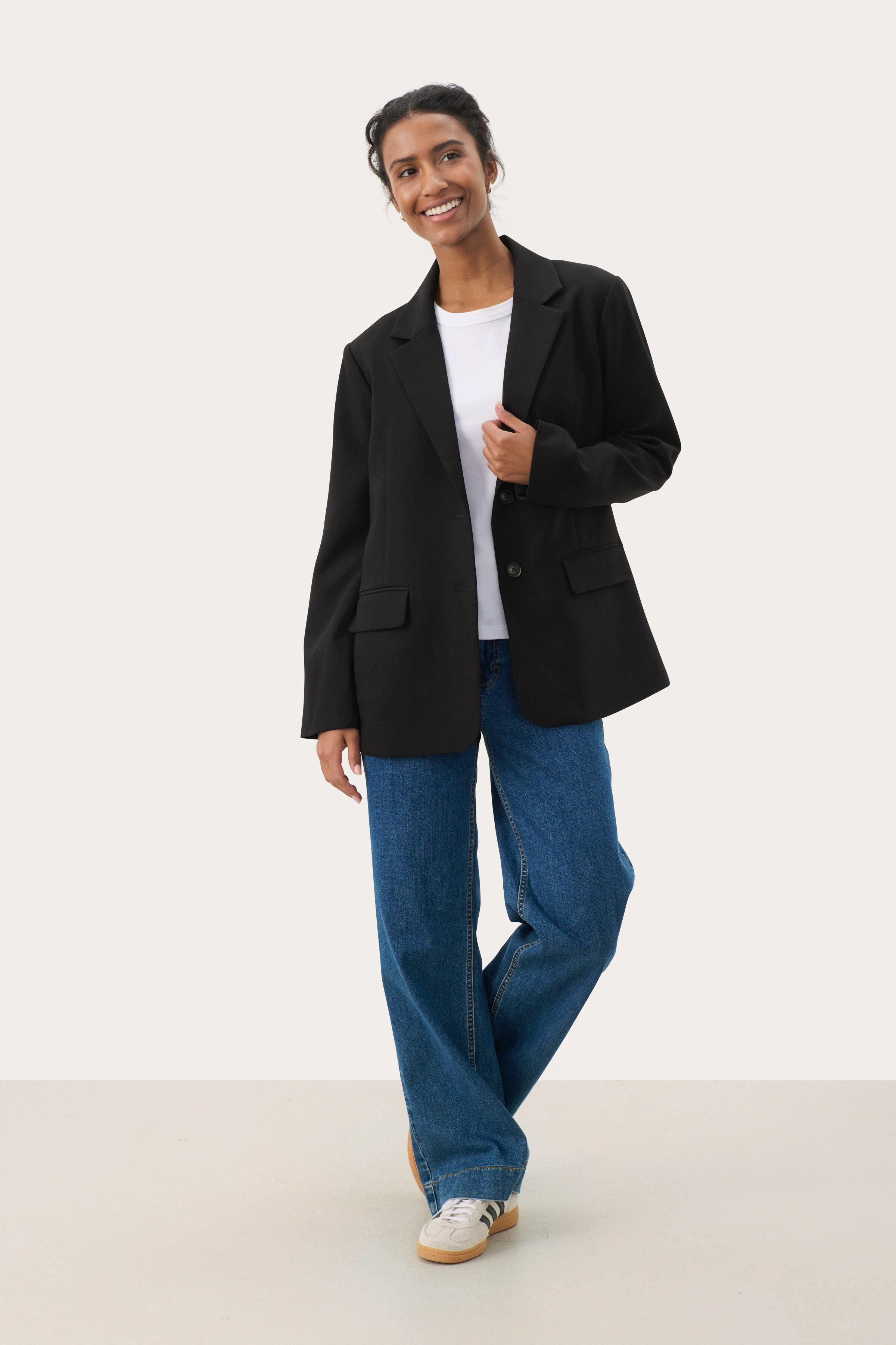 Part Two - Nara Boyfriend Blazer - Black