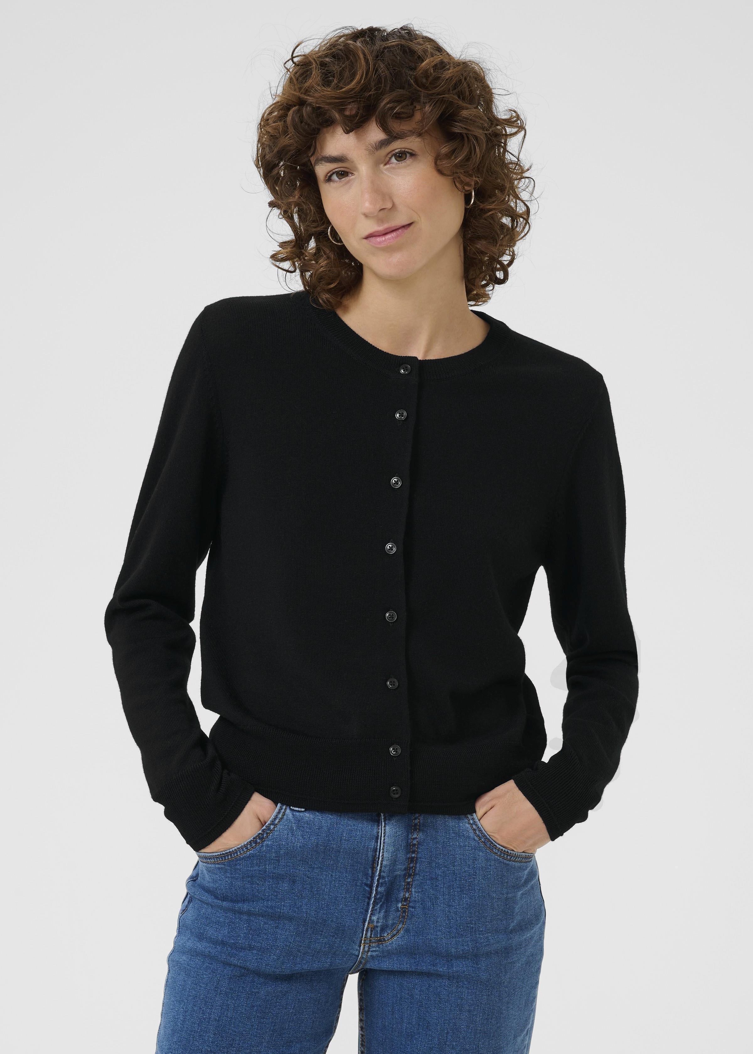 Part Two - Noelani Wool Cardigan - Black