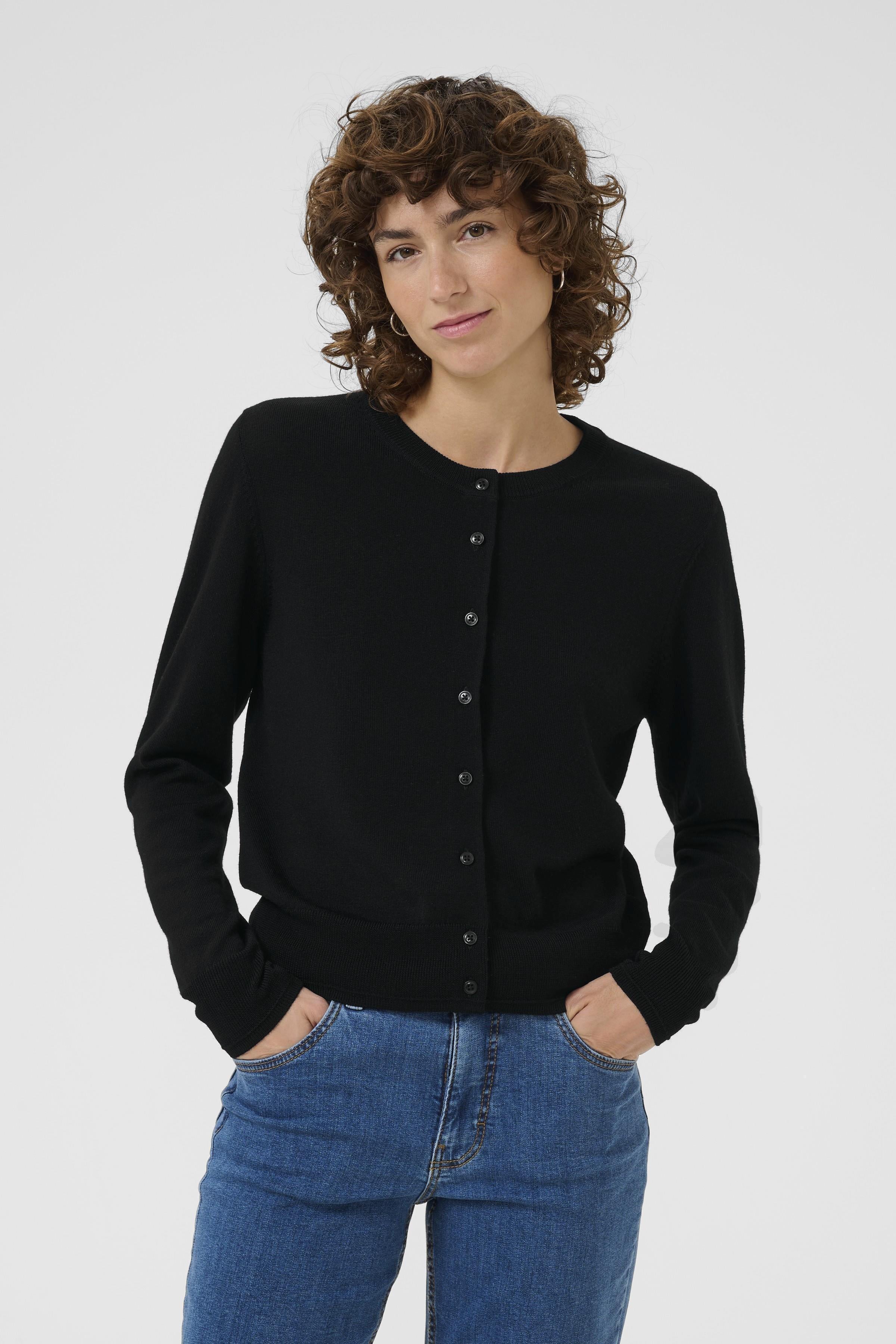 Part Two - Noelani Wool Cardigan - Black