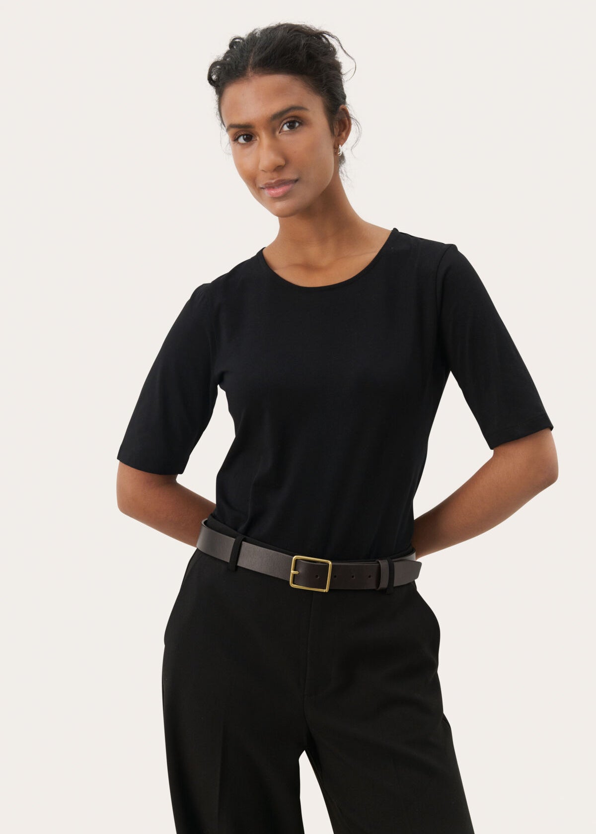 Part Two - Nemi T-Shirt - Black