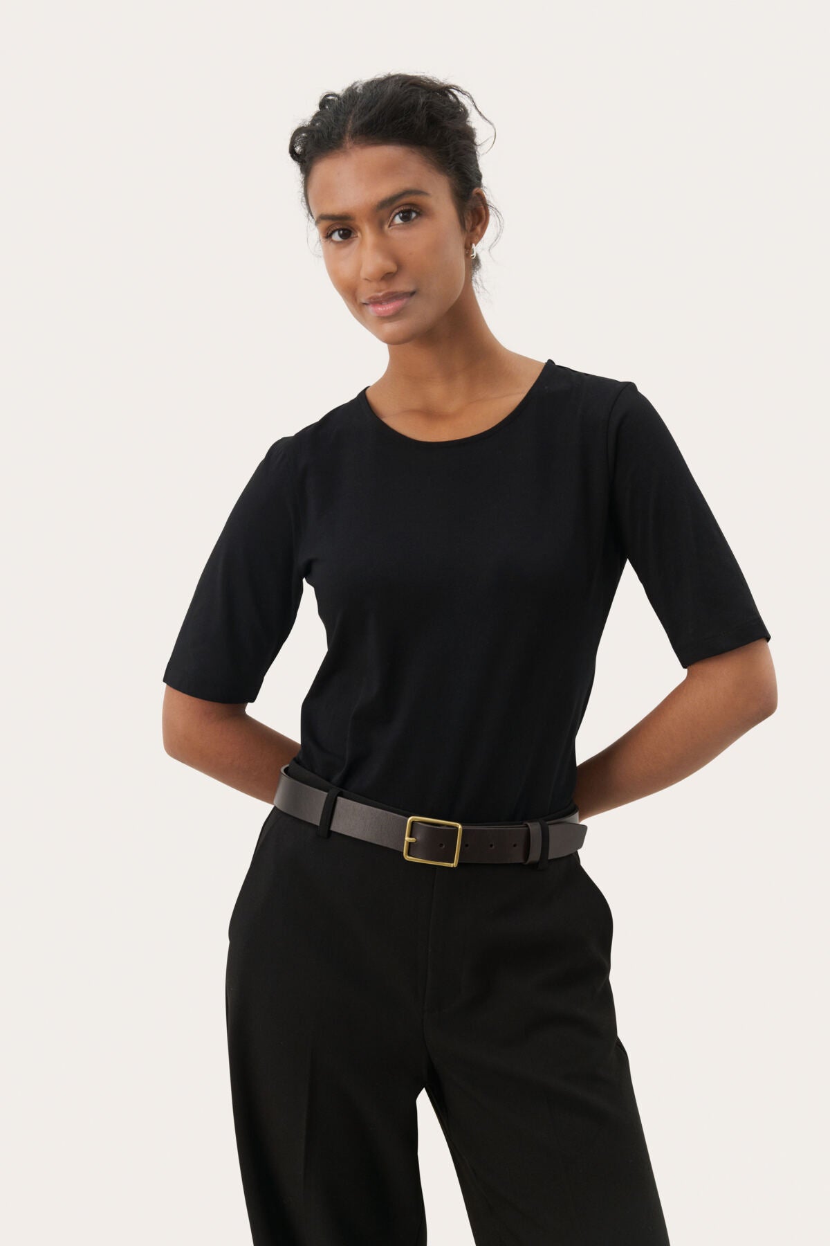 Part Two - Nemi T-Shirt - Black