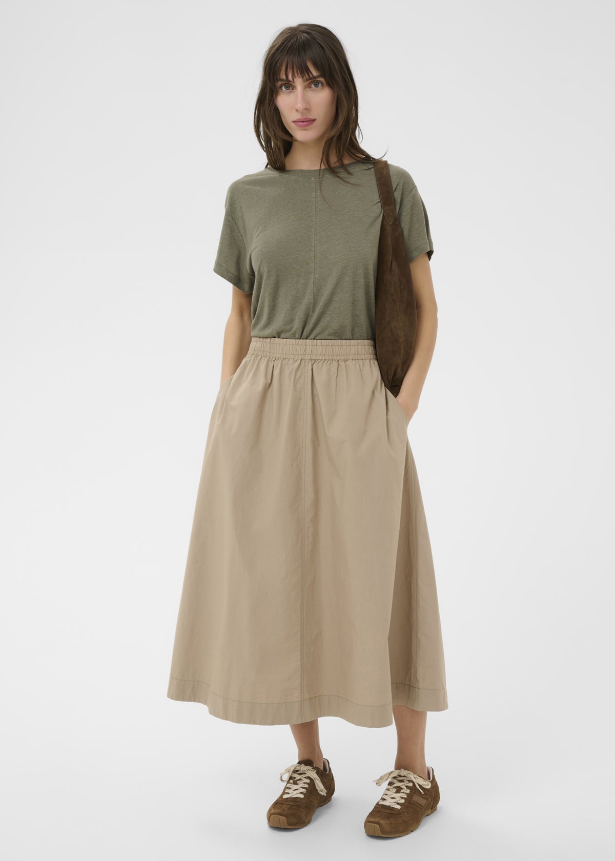 Part Two - Asmina Skirt - Silver Mink