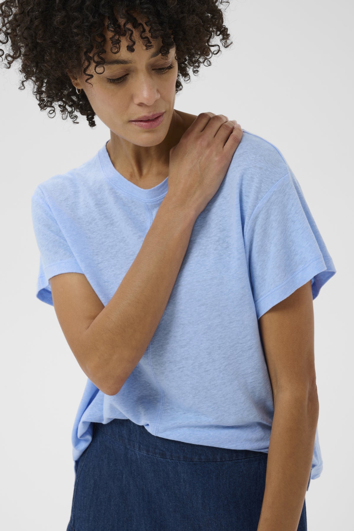 Part Two - Anemona Linen T-Shirt -