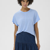 Part Two - Anemona Linen T-Shirt - Serenity