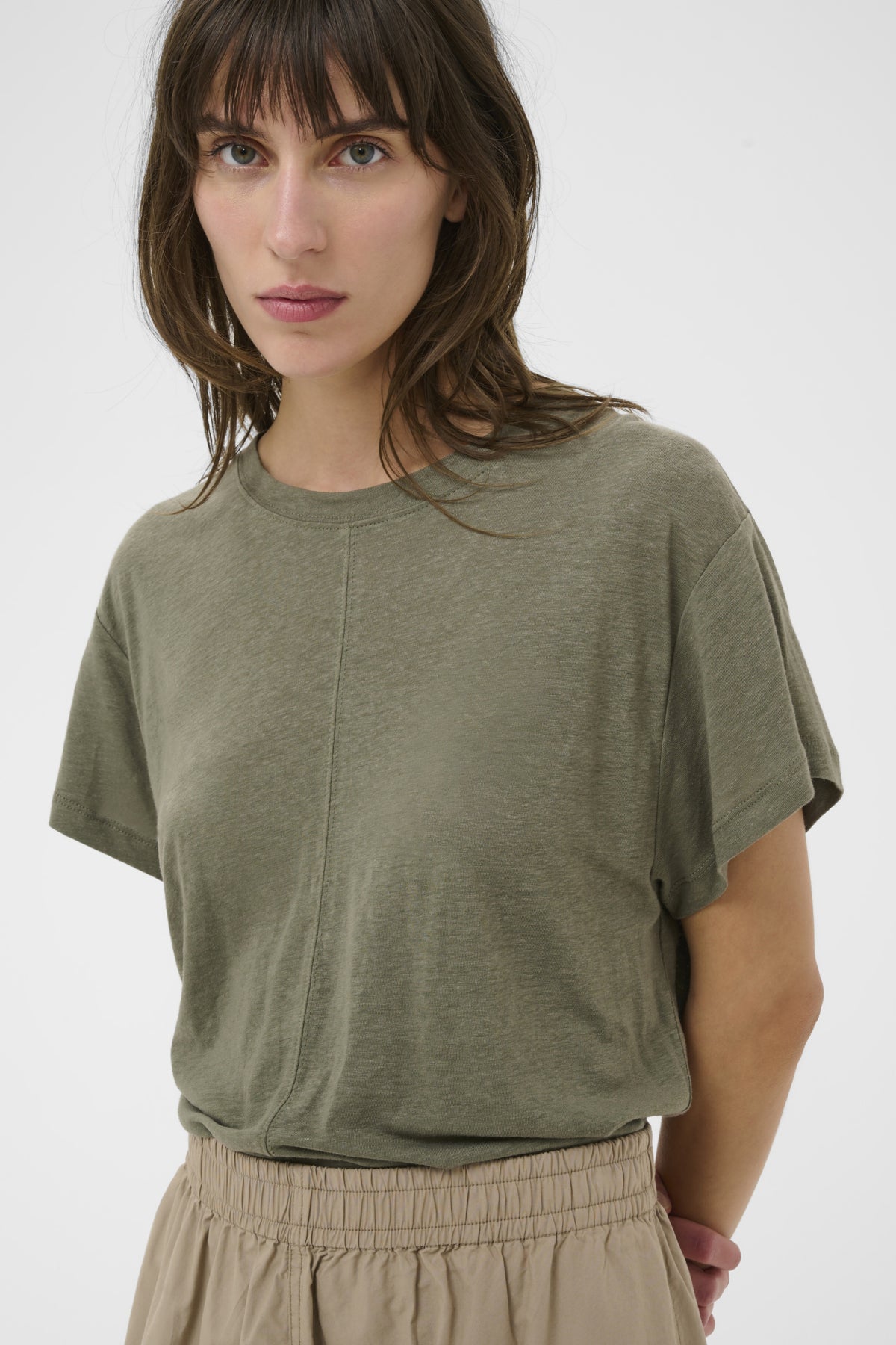 Part Two - Anemona Linen T-Shirt -