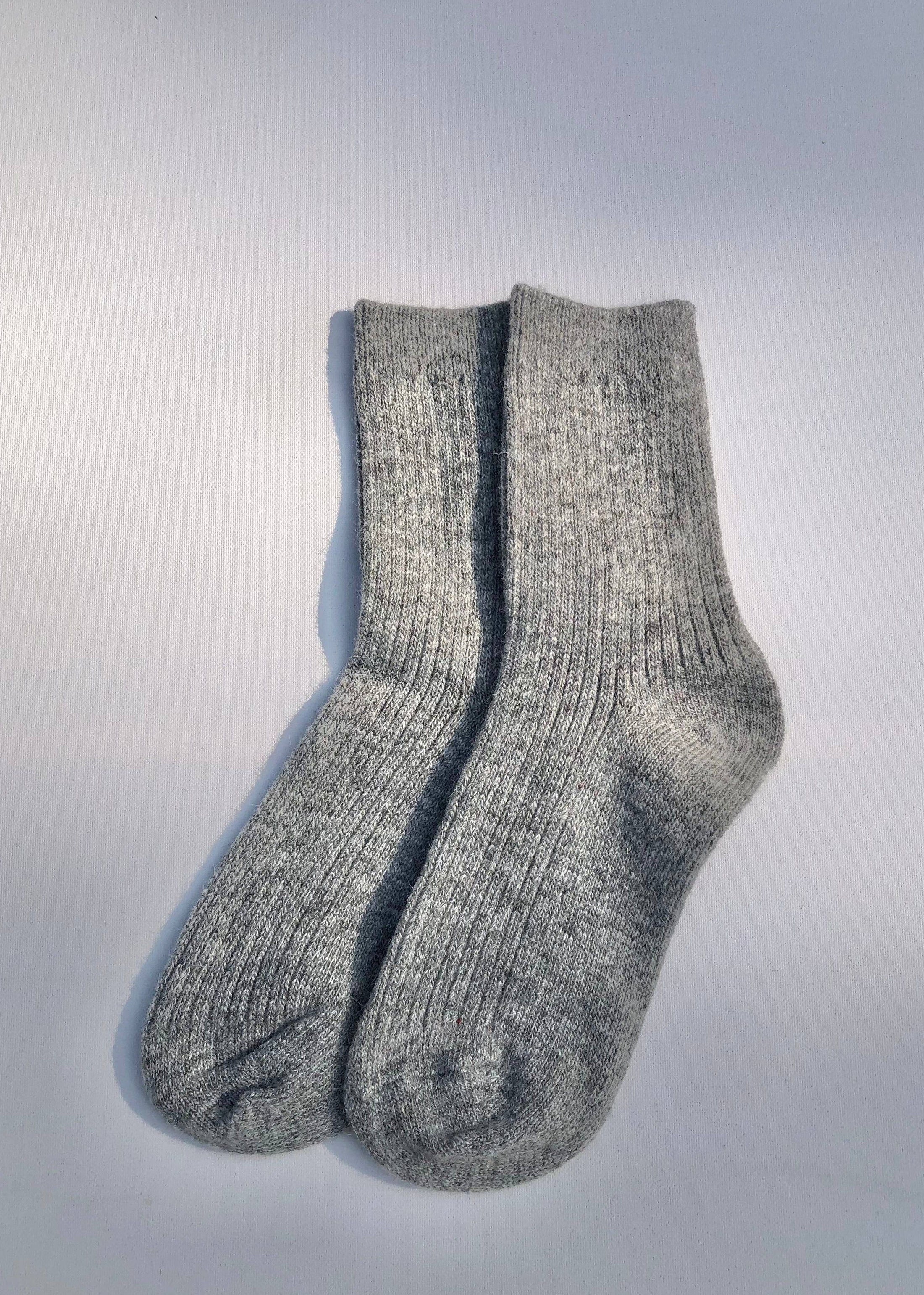 Billy Bamboo - Iceland Wool Sock – Grey Melange -