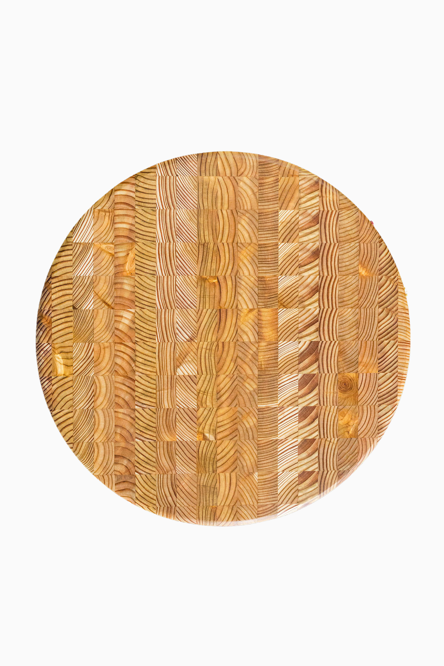 Larch Wood - Round Cutting Board -