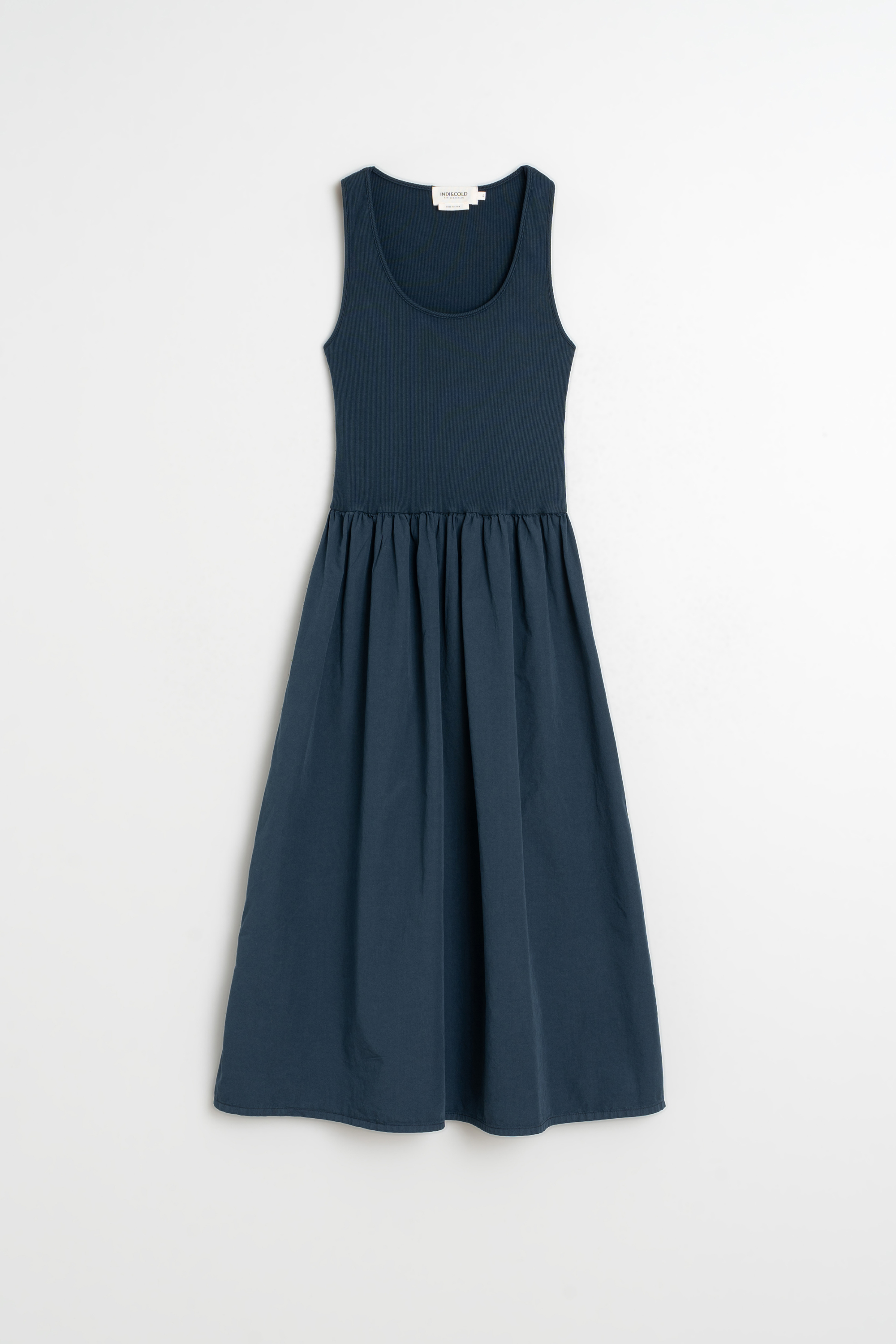 Indi & Cold - Combination Poplin Dress -