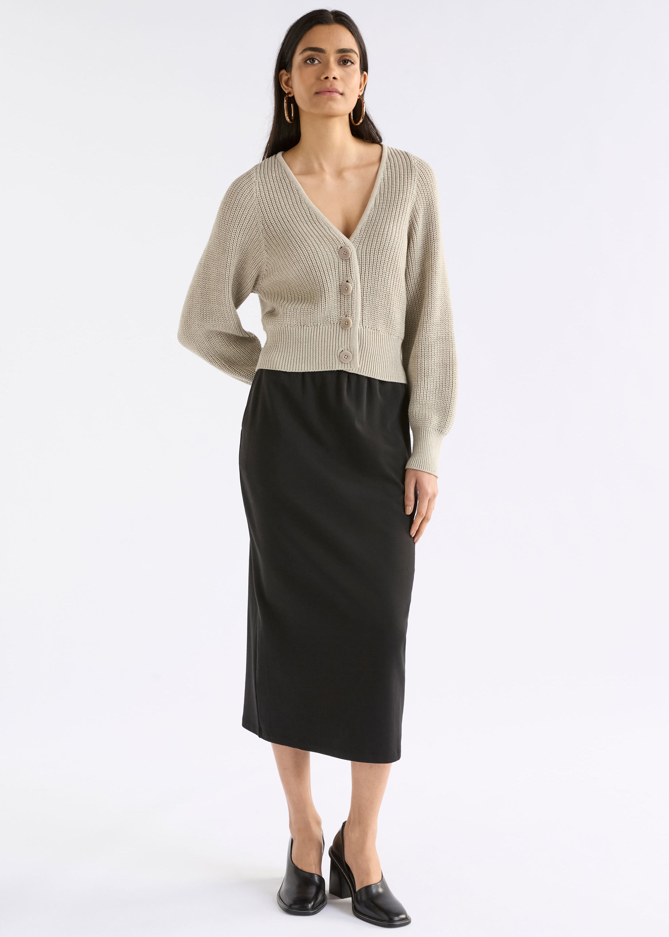 ELK - Saari Organic Cotton Cardigan -