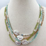 Saskia de Vries - Maris Strand Necklace – Gold/Peridot -