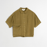 Indi & Cold - Crop Linen Shirt -