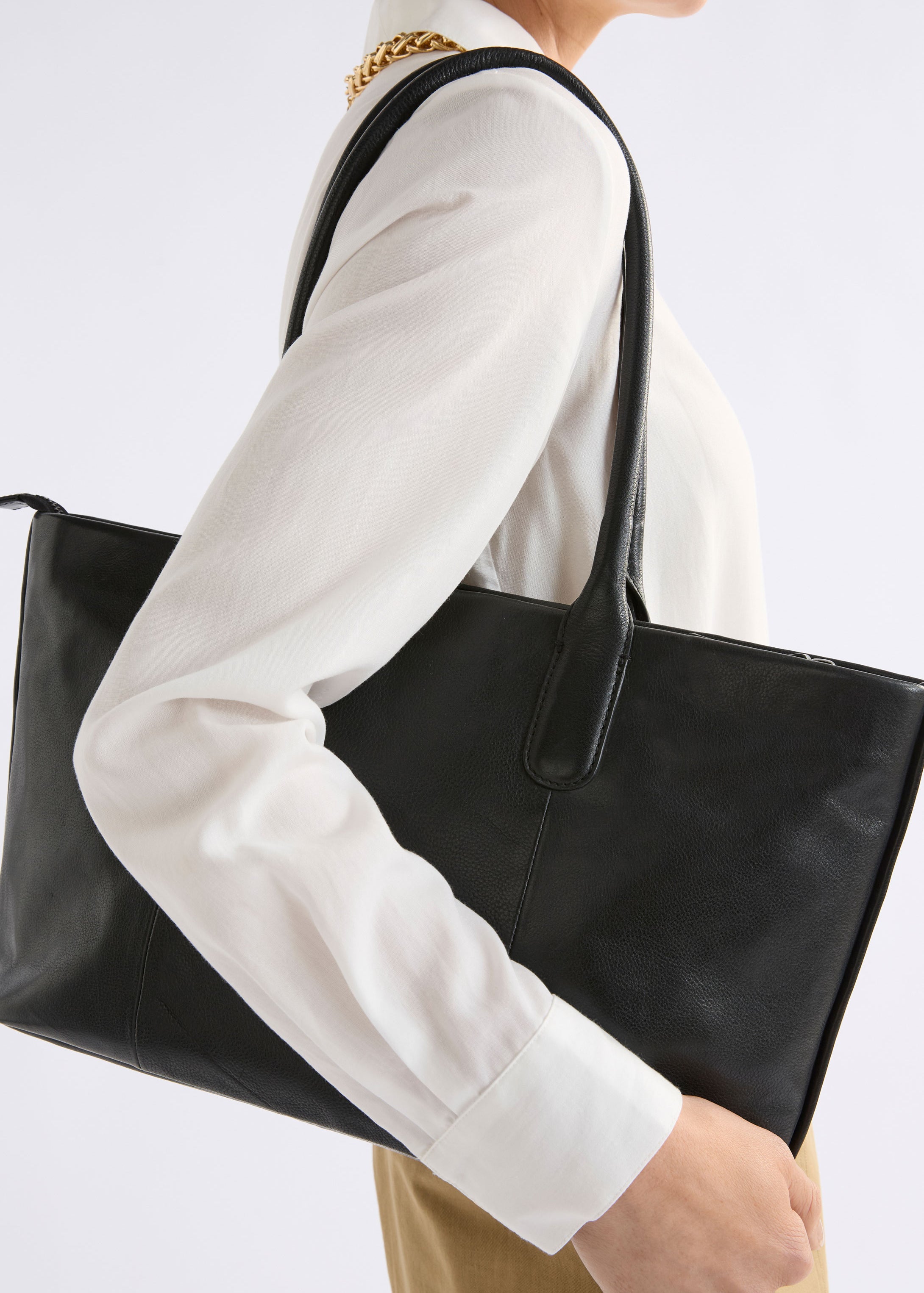ELK Leather - Joha Tote Bag – Black -