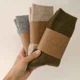 Billy Bamboo - Iceland Wool Socks – Oat -