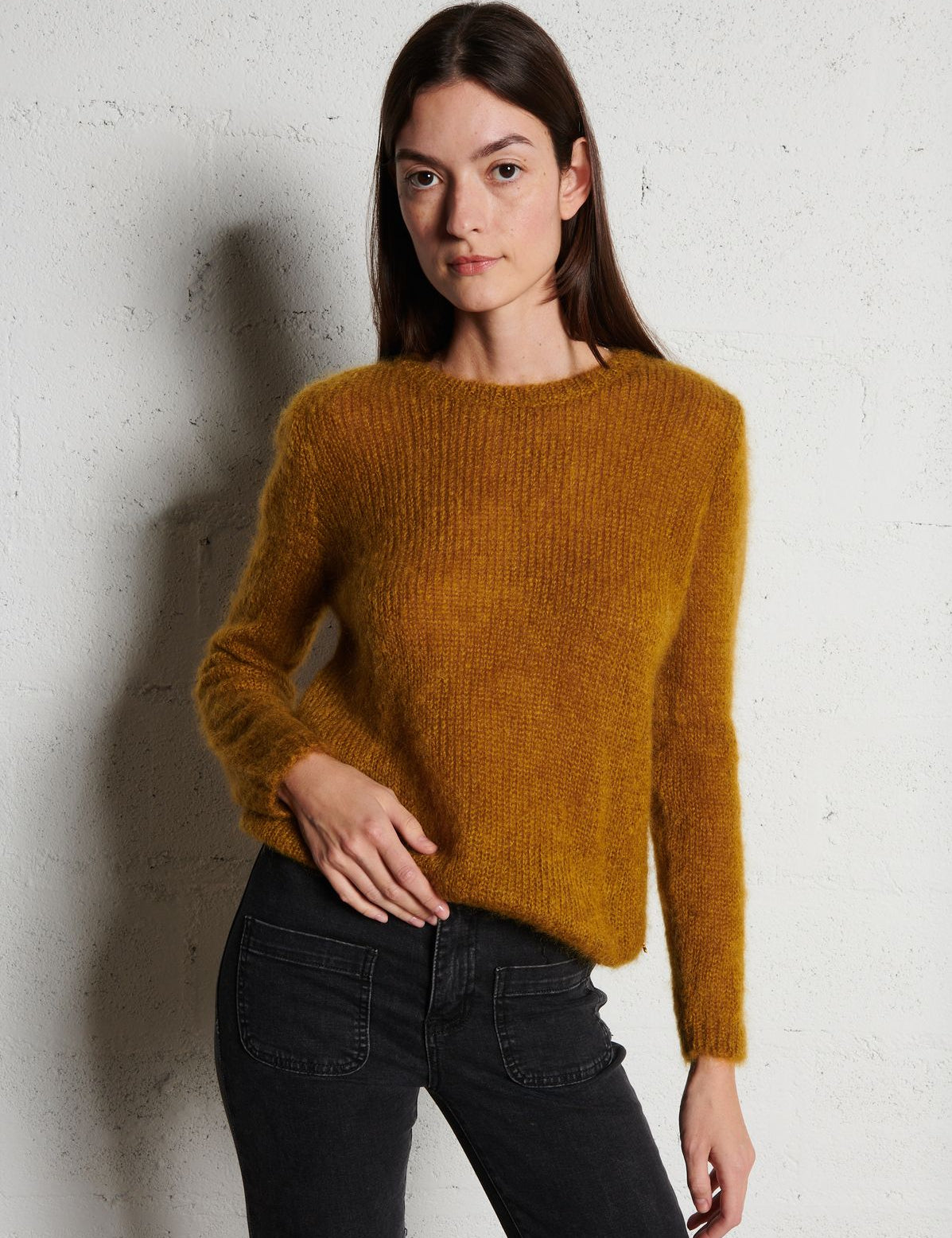 Des Petits Hauts - Chouky Crew Sweater - Erable