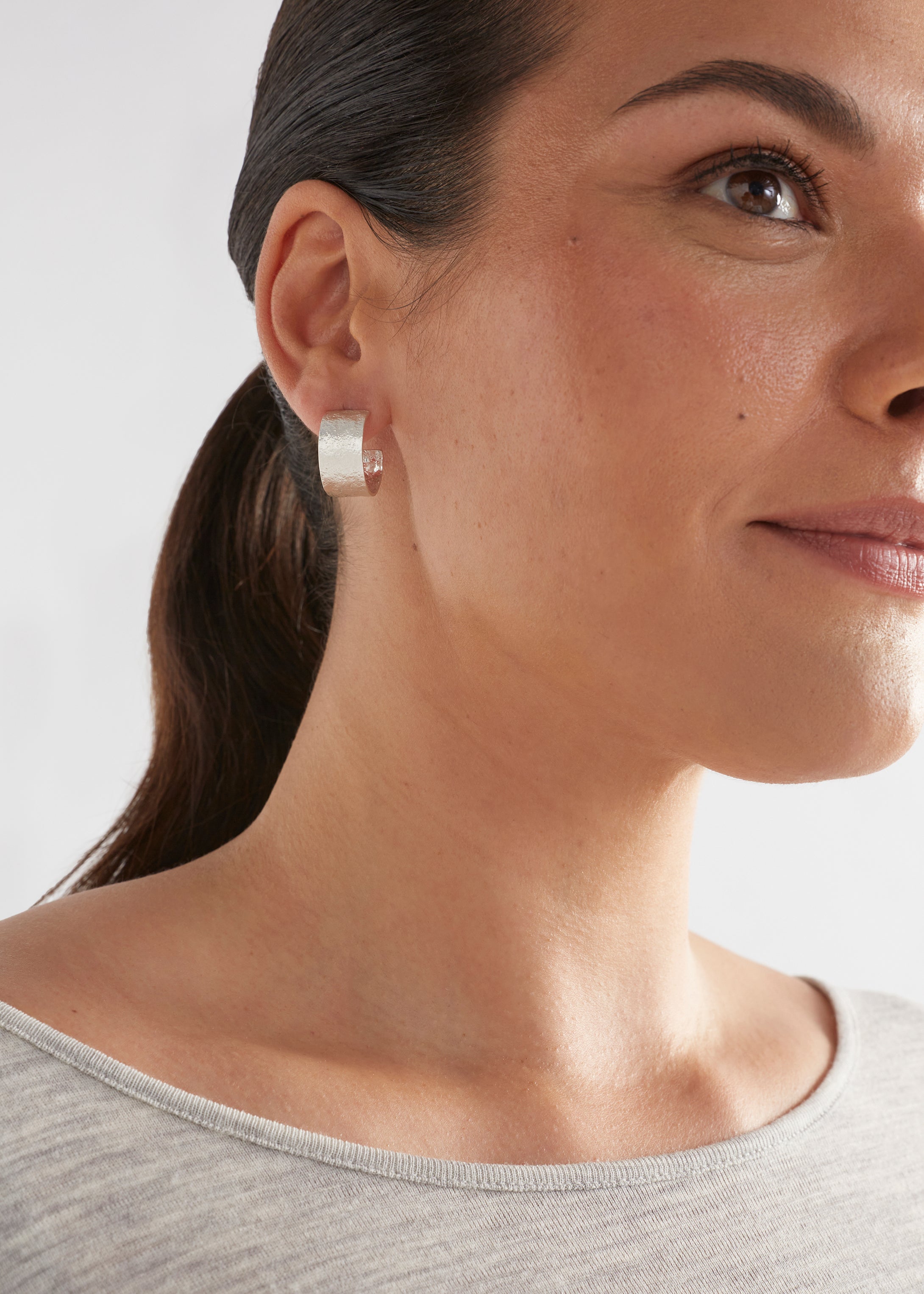 ELK - Gild Hoop Earring – Silver -