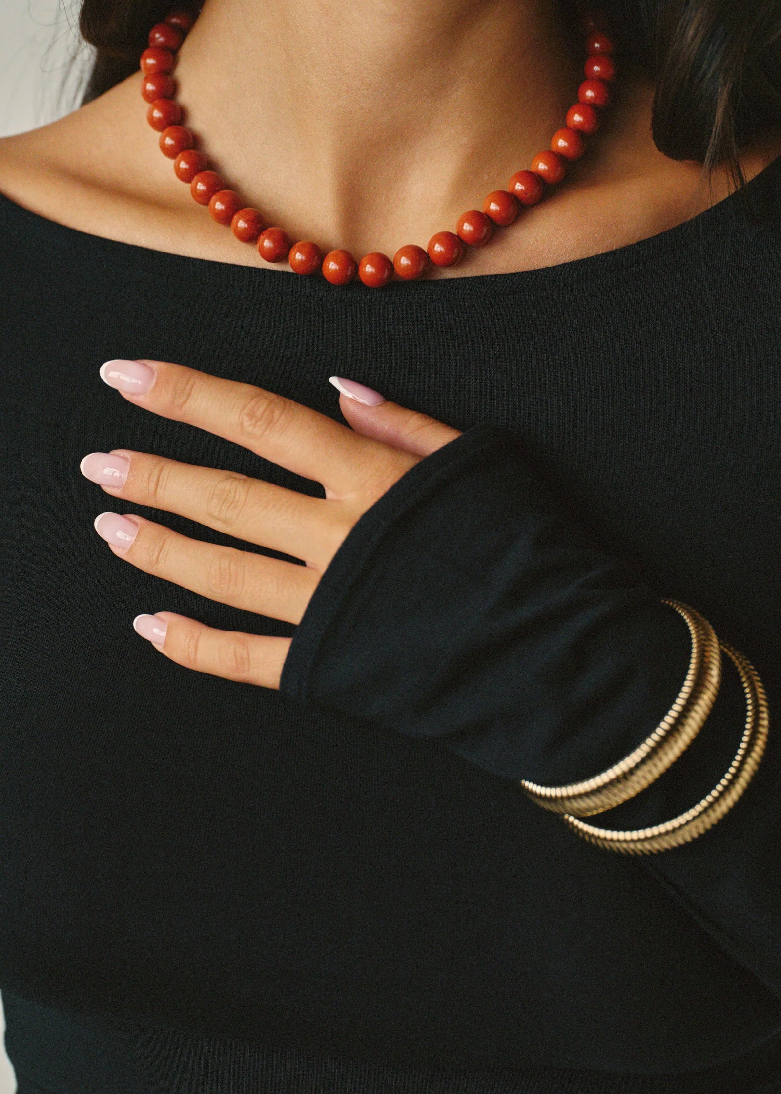 Twenty Compass - Terracotta Necklace -