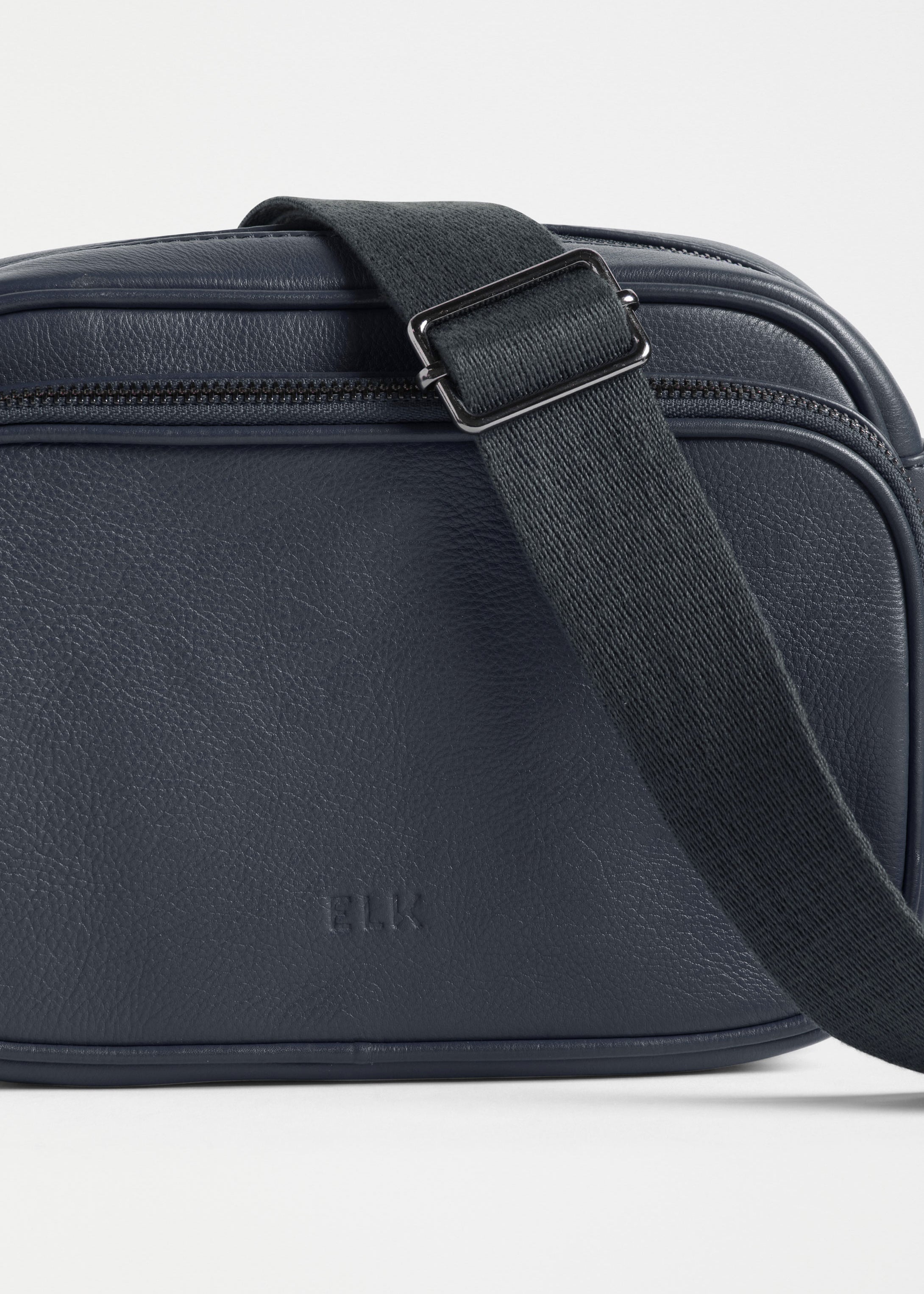 ELK Leather - Kassel Leather Crossbody Bag – Navy -