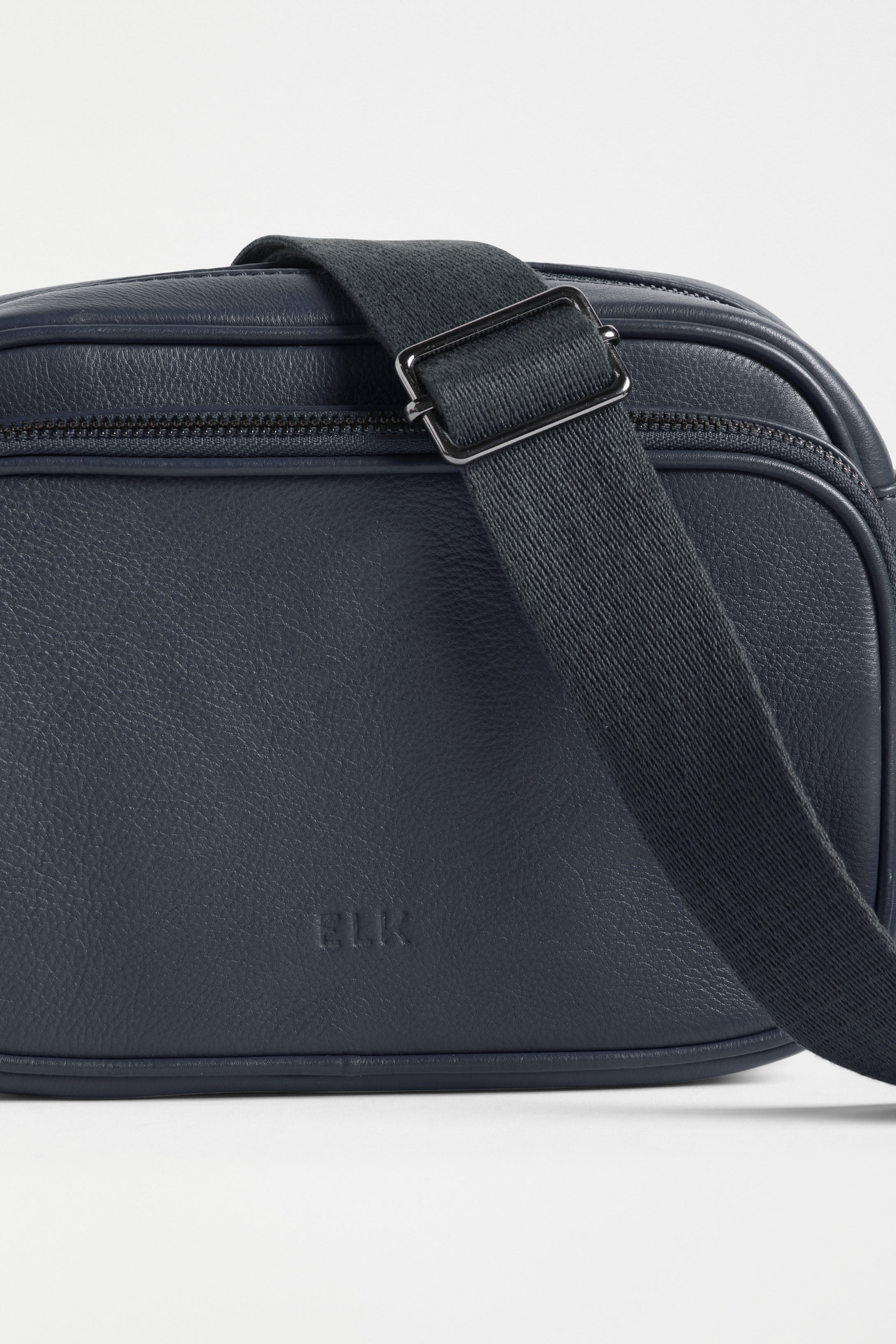 ELK Leather - Kassel Leather Crossbody Bag – Navy -