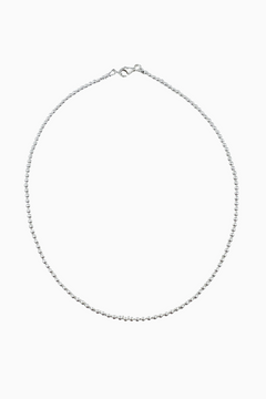 Saskia de Vries - Leave-On 3mm Necklace - Silver 16"