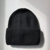 Royal Angora Beanie – Black