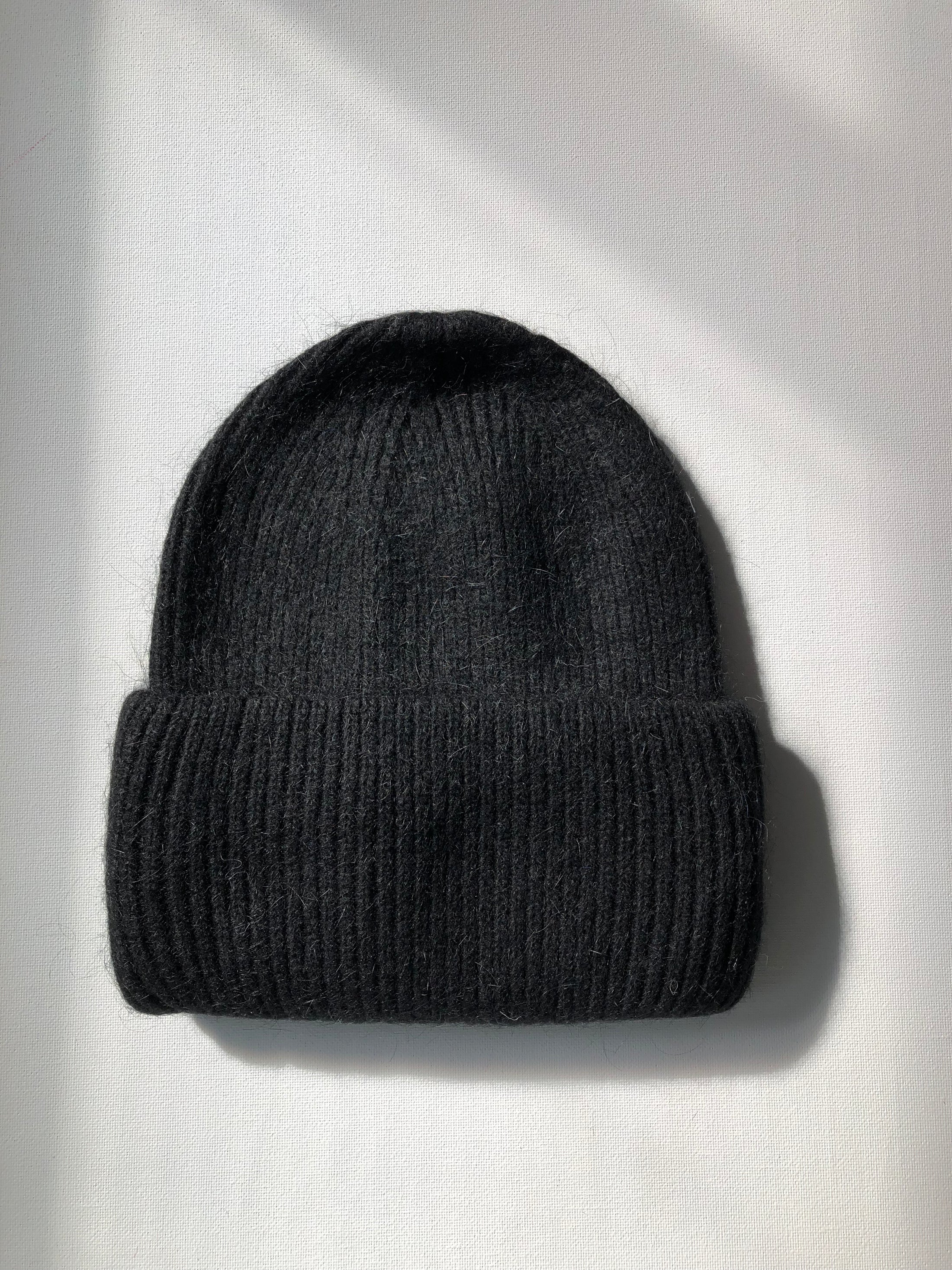 Billy Bamboo - Royal Angora Beanie – Black -