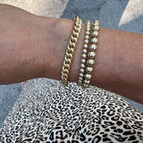 Saskia de Vries - Cuban Chain Bracelet – Gold -