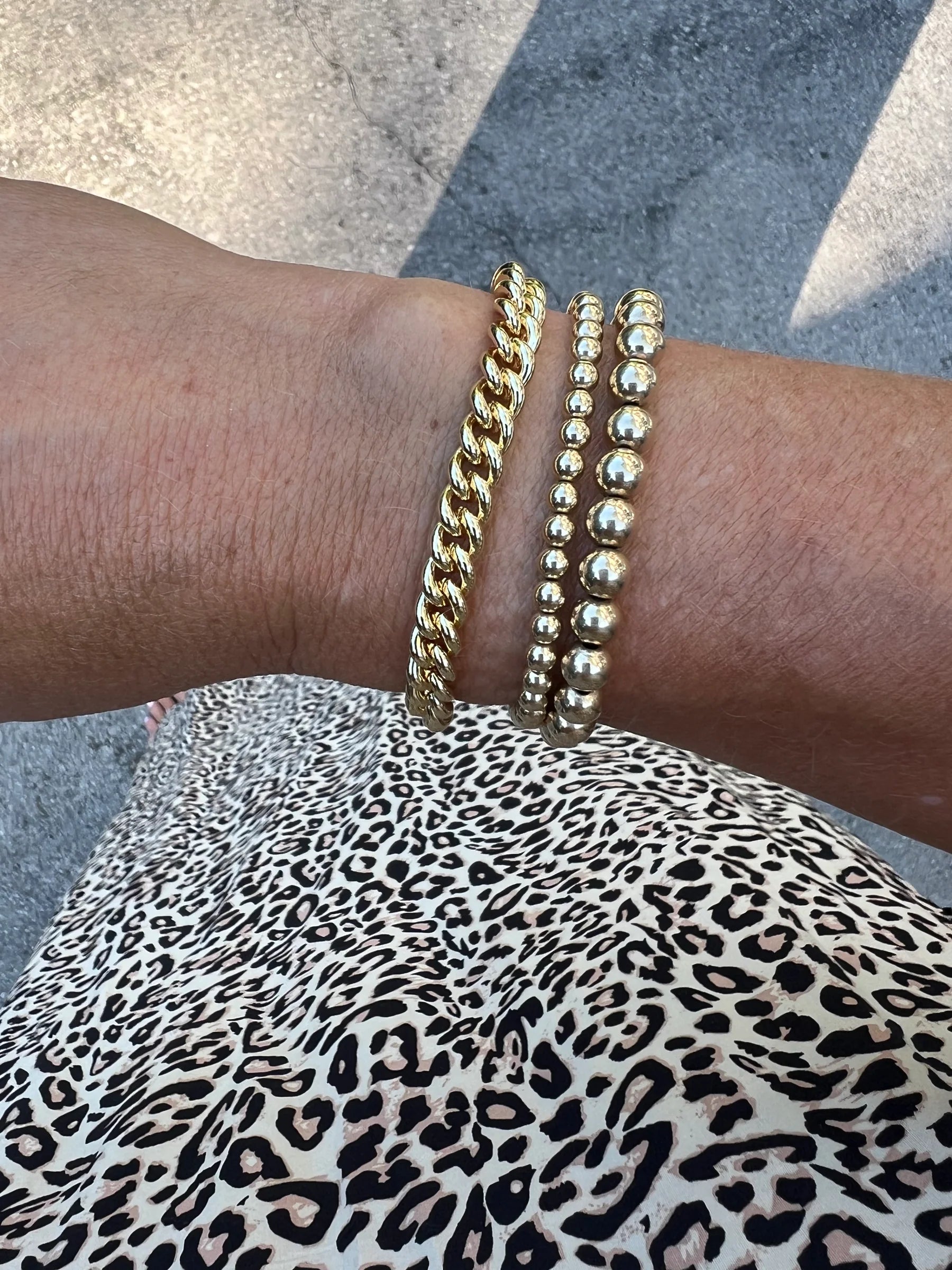 Saskia de Vries - Cuban Chain Bracelet – Gold -