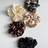 Billy Bamboo - Pure Silk Scrunchie – Off White -