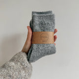 Billy Bamboo - Iceland Wool Sock – Grey Melange -