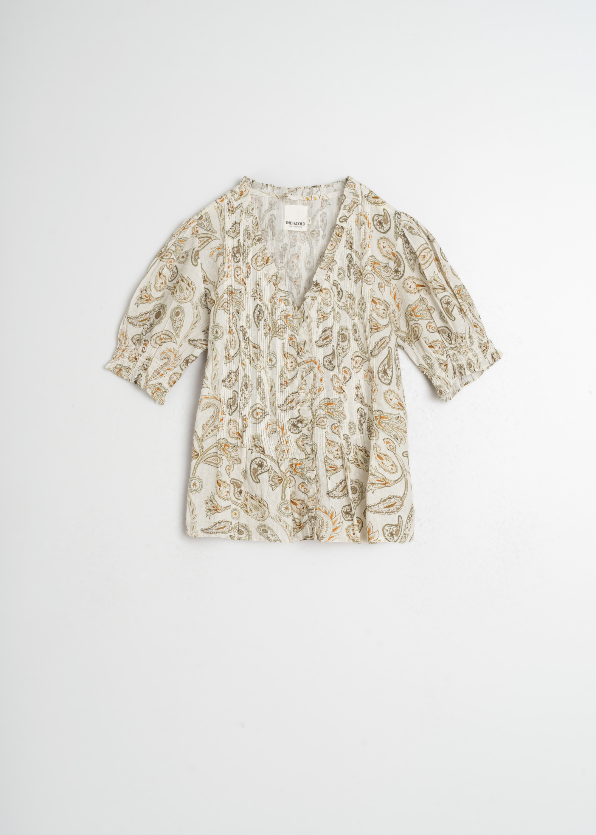 Indi & Cold - Micro-Ruffle Shirt -