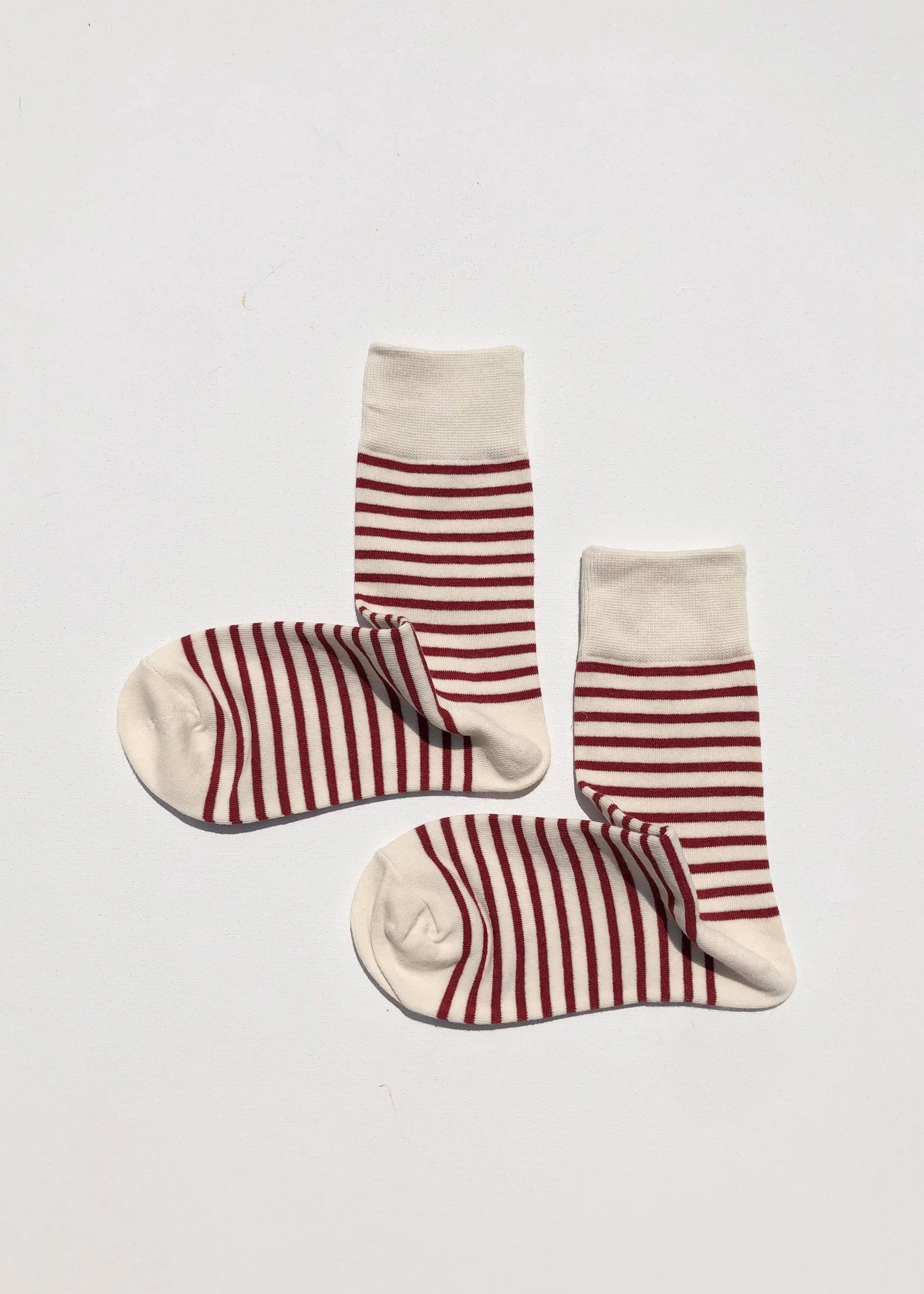 Billy Bamboo - Colour Stripe Socks – Burgundy -
